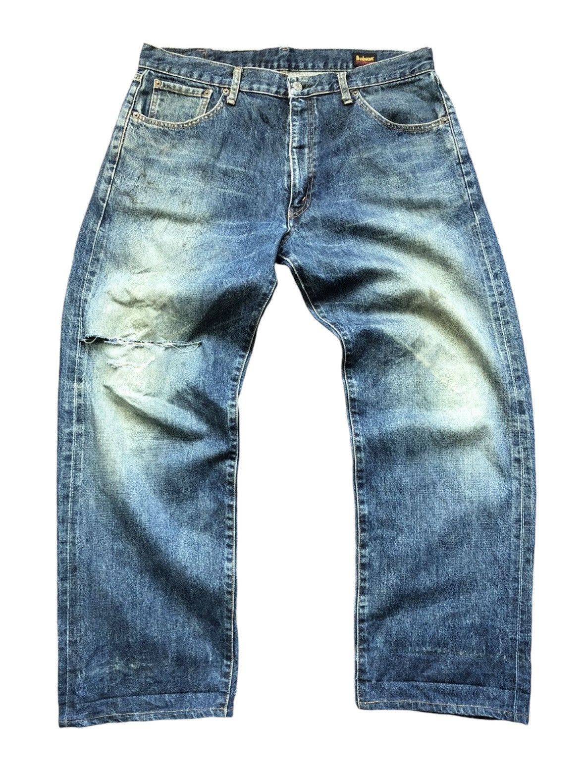 Vintage 80s Bobson Lot 512 Distressed Baggy Jeans