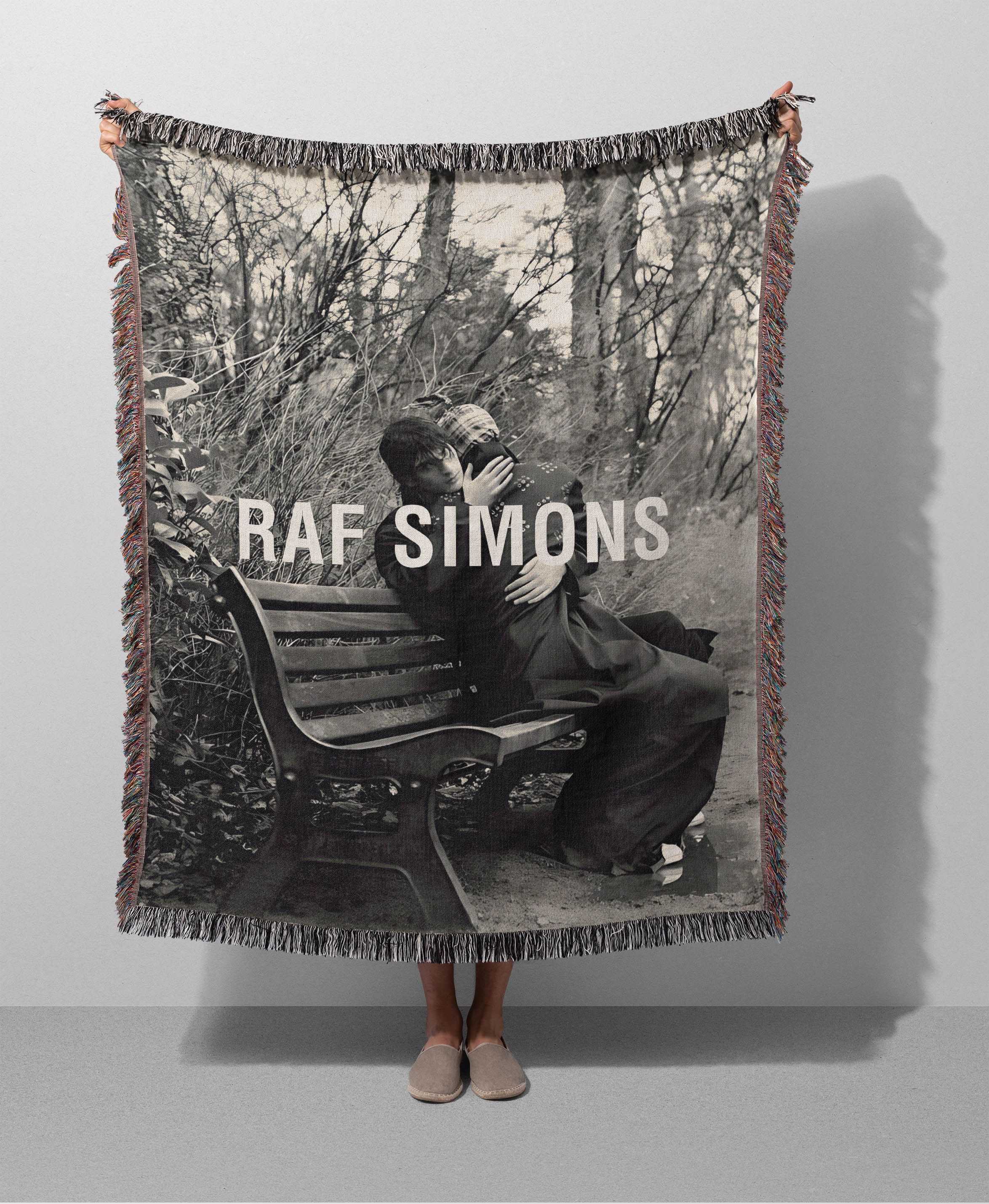 032c × Raf Simons 032c x Raf Simons Woven Merino Wool Blanket