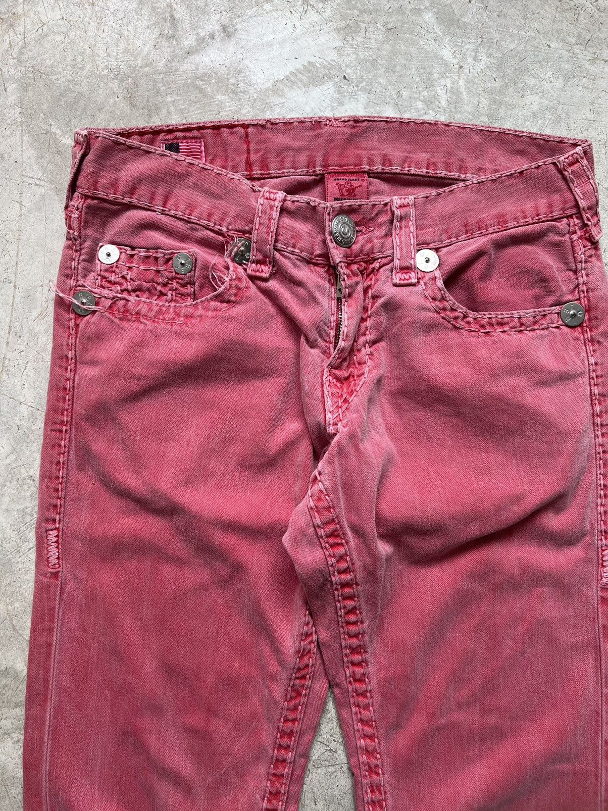 True Religion VINTAGE TRUE RELIGION BOBBY SUPER T JEANS Size US 34 / EU 50 - 4 Thumbnail