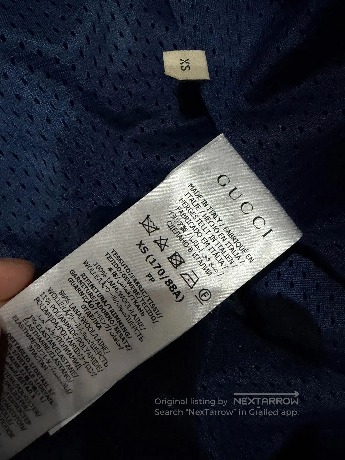 Gucci Gucci Double G Embroidered Wool Hooded Coat. Size US XS / EU 42 / 0 - 5 Thumbnail