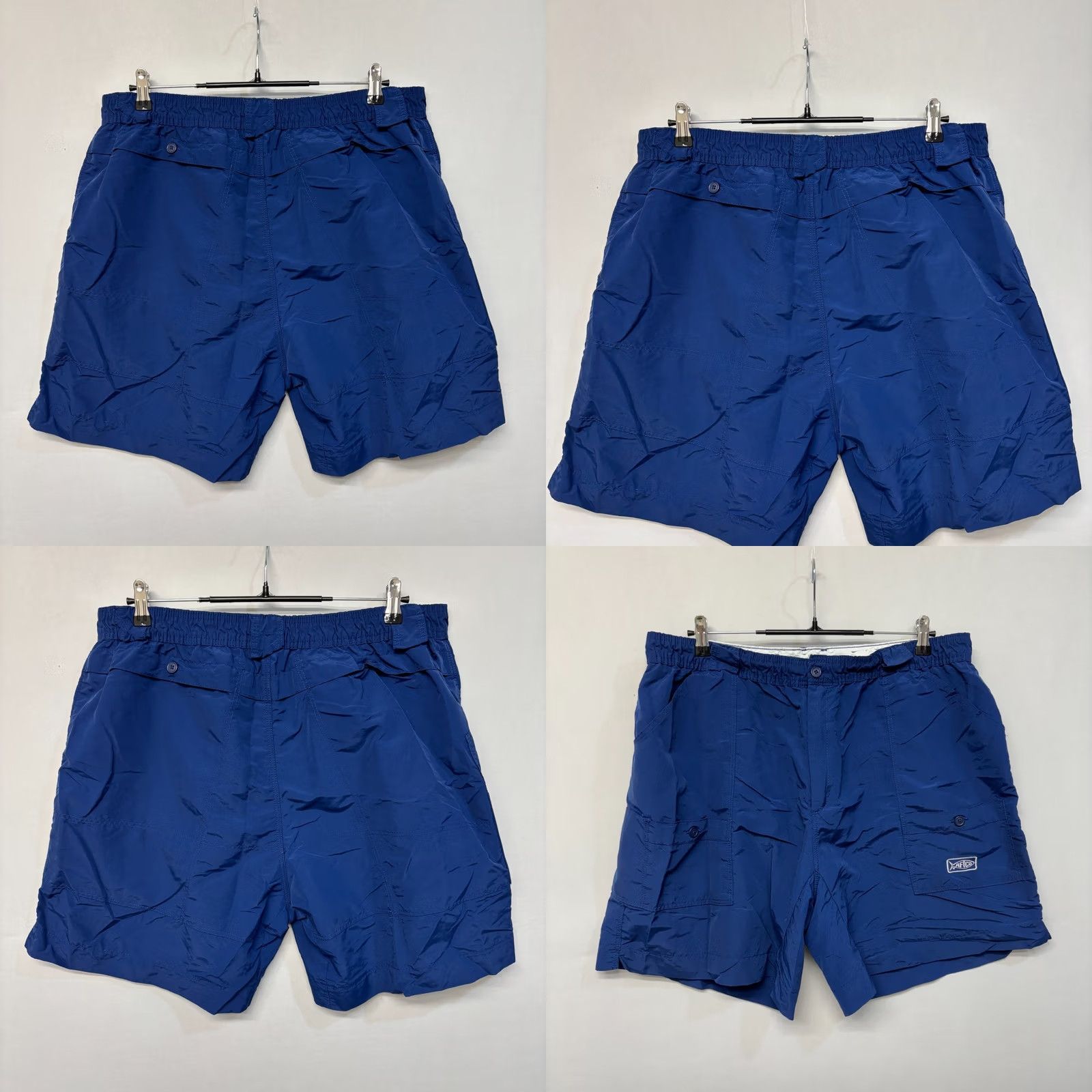 Vintage AFTCO Men Shorts Blue Cargo Outdoor Size 42 Size US 42 / EU 58 - 9 Thumbnail