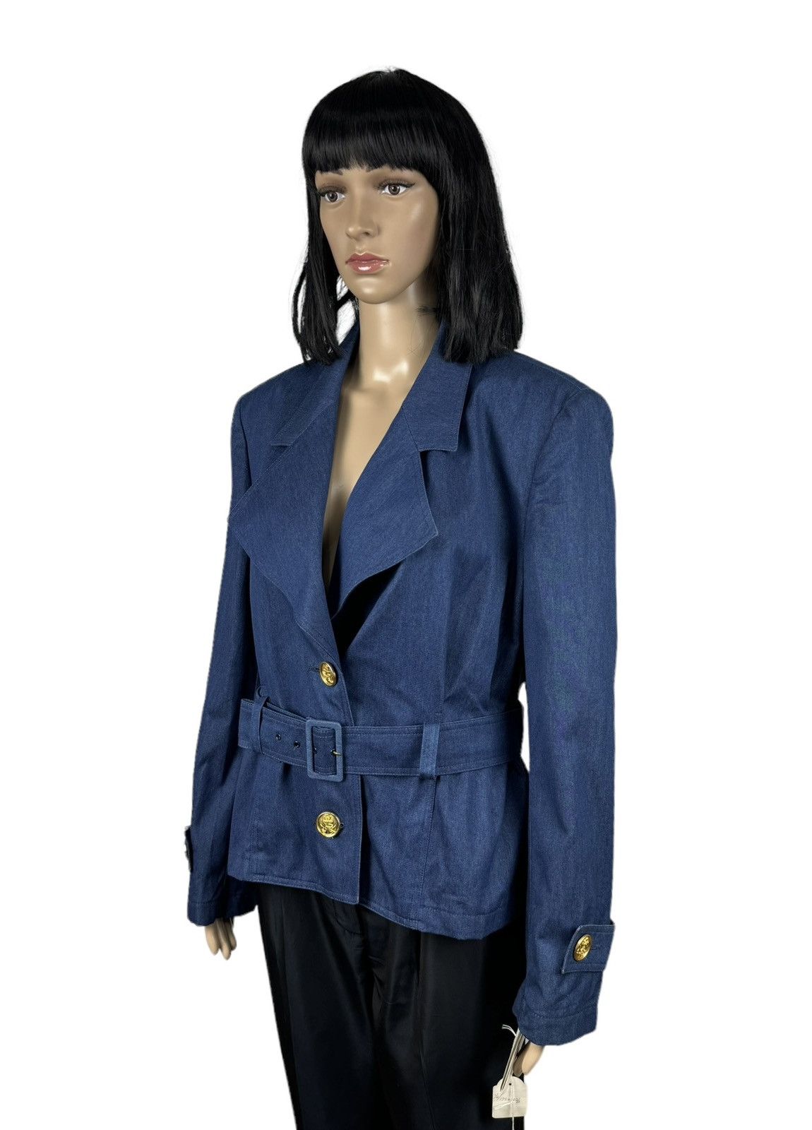 Guy Laroche × Vintage Vintage Guy Laroche Belted Jacket Diffusion Deadstock Size XL / US 12-14 / IT 48-50 - 4 Thumbnail