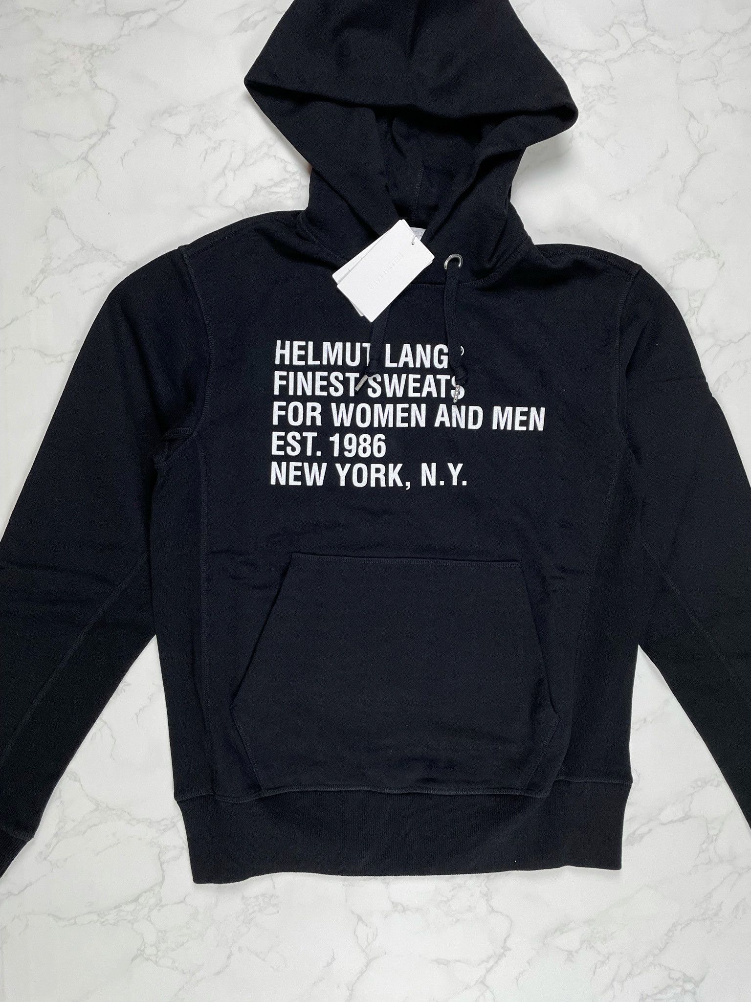 Helmut Lang 🔥55% OFF🔥 [SALE] Helmut Lang Black Standard Print Hoodie Size US S / EU 44-46 / 1 - 8 Thumbnail