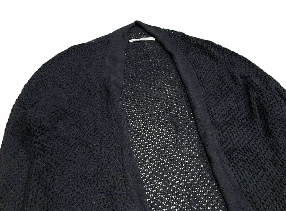If Six Was Nine × Japanese Brand × Le Grande Bleu (L.G.B.) 🔥Y2K Japanese Yevs Goth Punk Mesh Open Knit Long Cardigan Size US XL / EU 56 / 4 - 4 Thumbnail