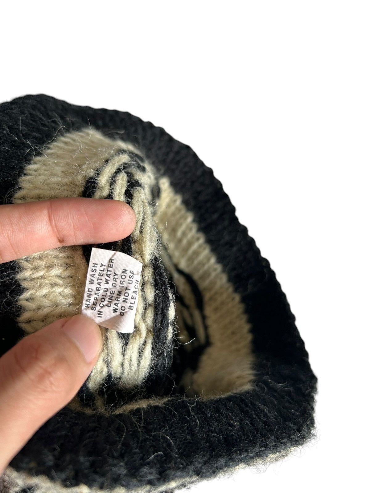 Japanese Brand × Kapital × Vintage Crochet Knitted wool Beanie Hats Rare☠️☠️ Size ONE SIZE - 6 Thumbnail