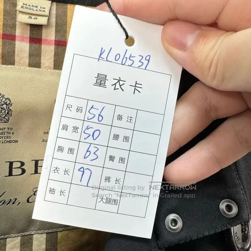 Burberry Burberry Black Cotton Double-Breasted Trench Coat. Size US XXL / EU 58 / 5 - 8 Thumbnail
