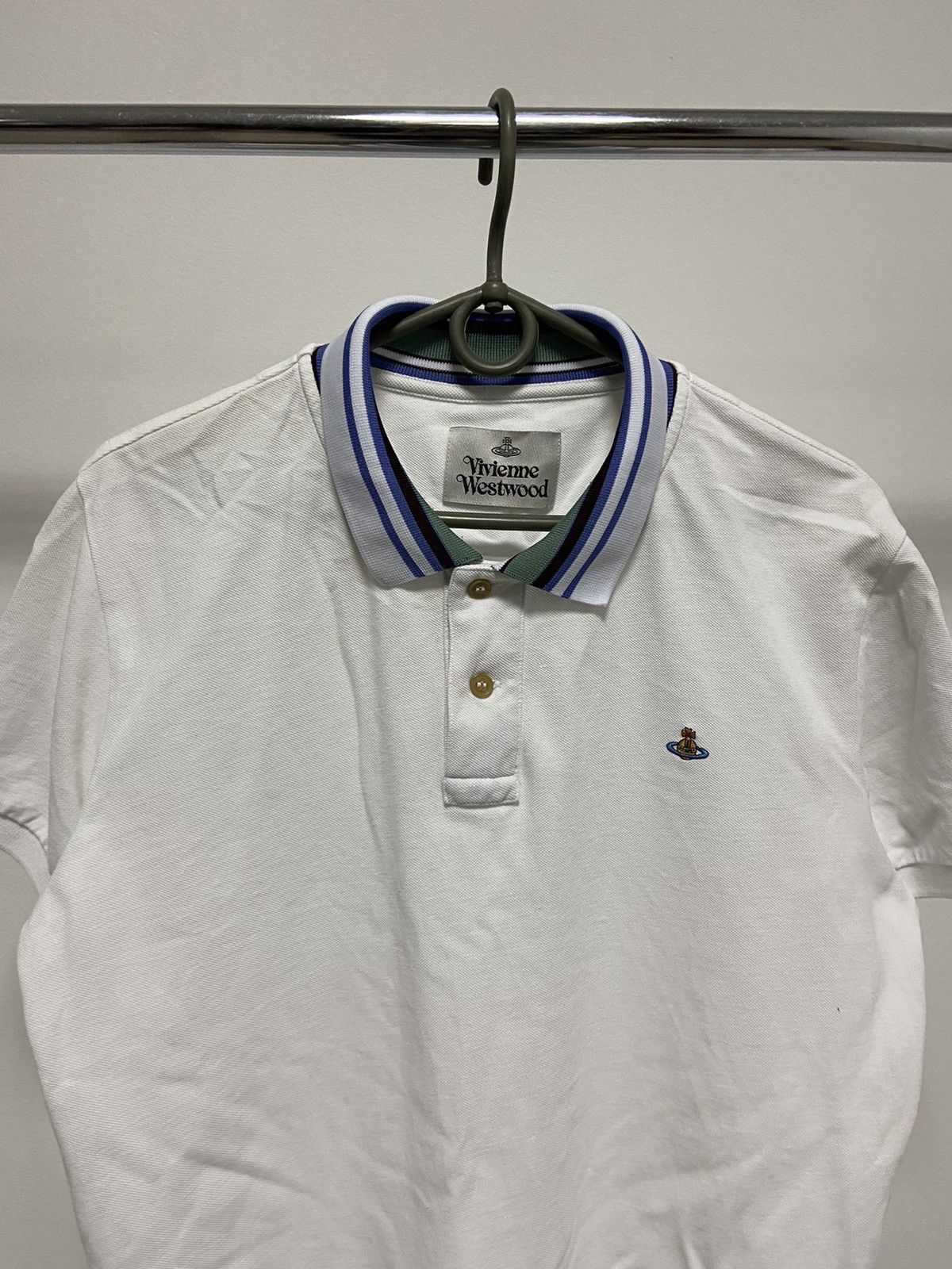 Vintage × Vivienne Westwood Vivienne Westwood Polo T Shirt Vintage Small Orb Logo Luxury Size US M / EU 48-50 / 2 - 2 Thumbnail