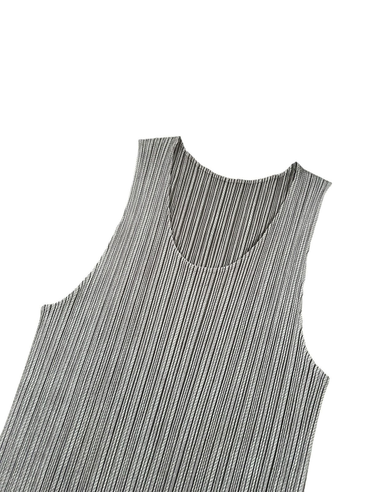 Pleats Please Issey Miyake 1990s Issey Miyake Pleats Please Tank Top Size S / US 4 / IT 40 - 4 Thumbnail