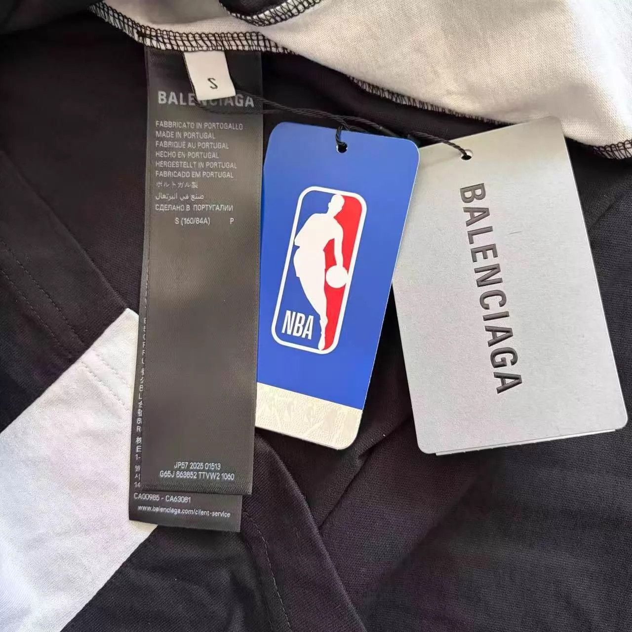 Balenciaga Balenciaga 26 NBA x Jersey Short Tee CC Size US S / EU 44-46 / 1 - 5 Thumbnail