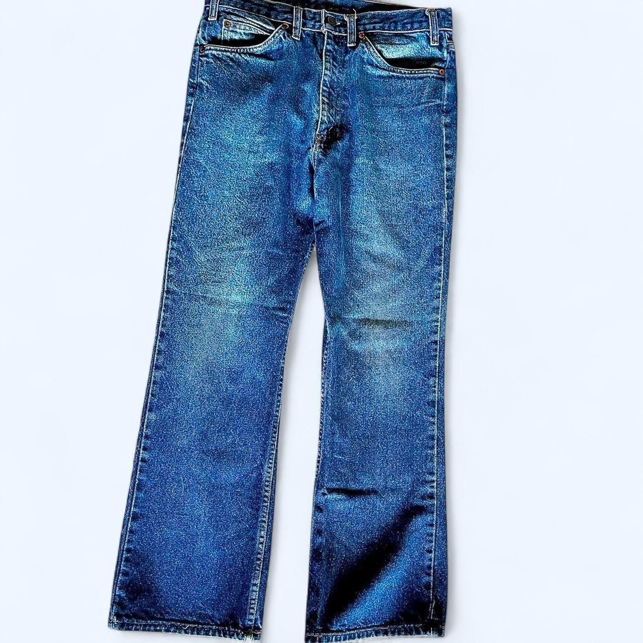 Vintage Vintage Plain Pockets Flair Leg Denim Jeans - 34 Size US 34 / EU 50 - 2 Thumbnail