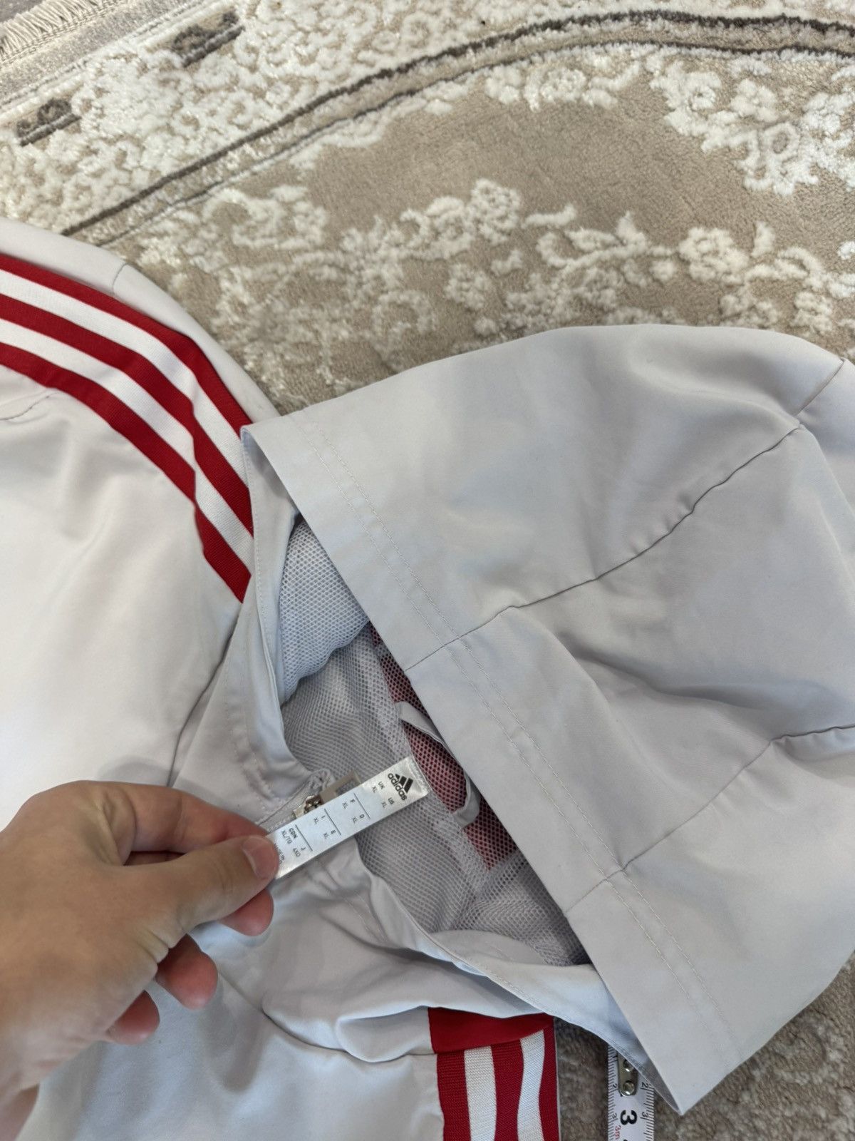 Adidas Adidas Manchester United Jacket Rain Coat Size US XL / EU 56 / 4 - 4 Thumbnail