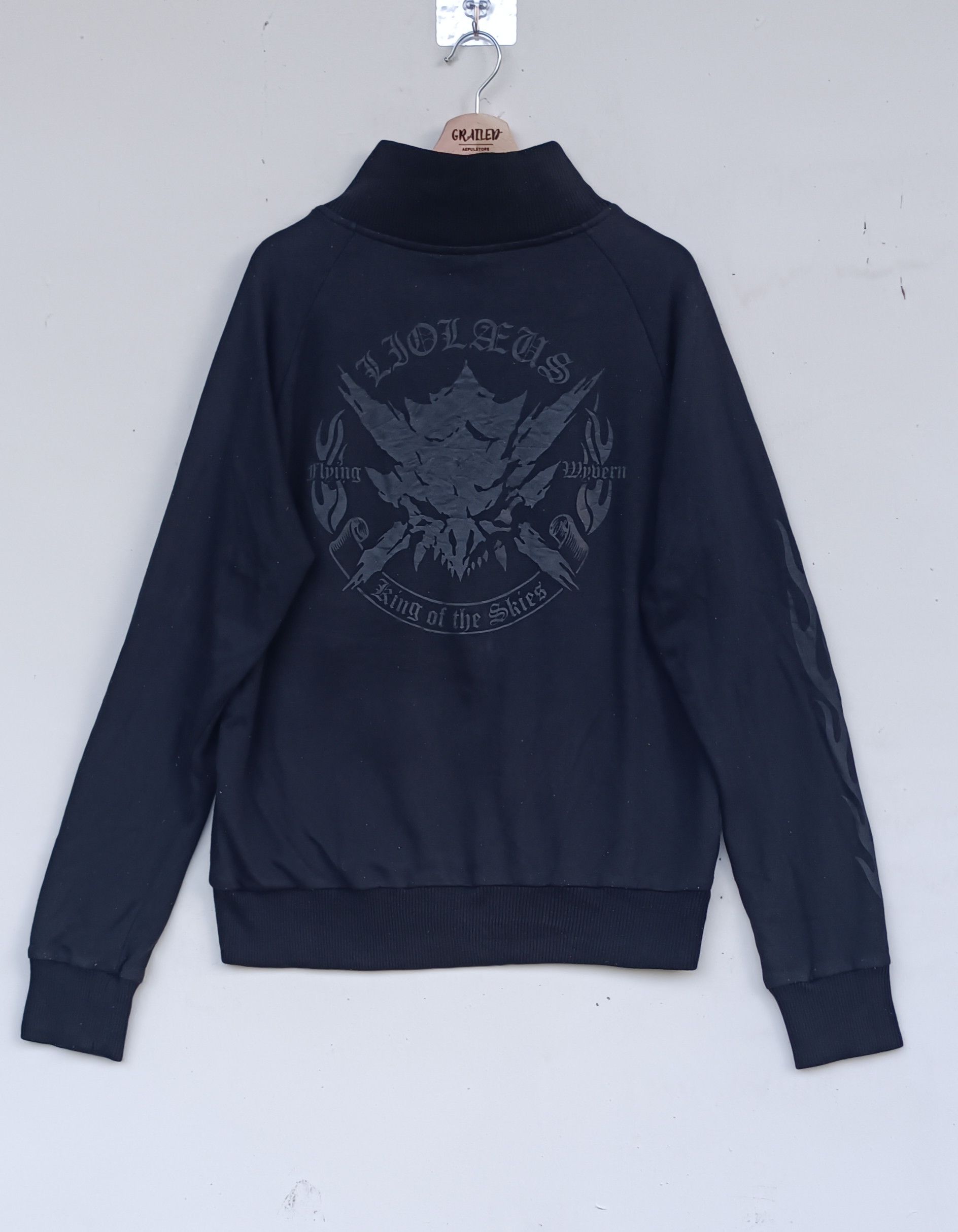 Anime Monster Hunter Big Logo Hoodie Zipper Jacket Big Size US XL / EU 56 / 4 - 1 Thumbnail