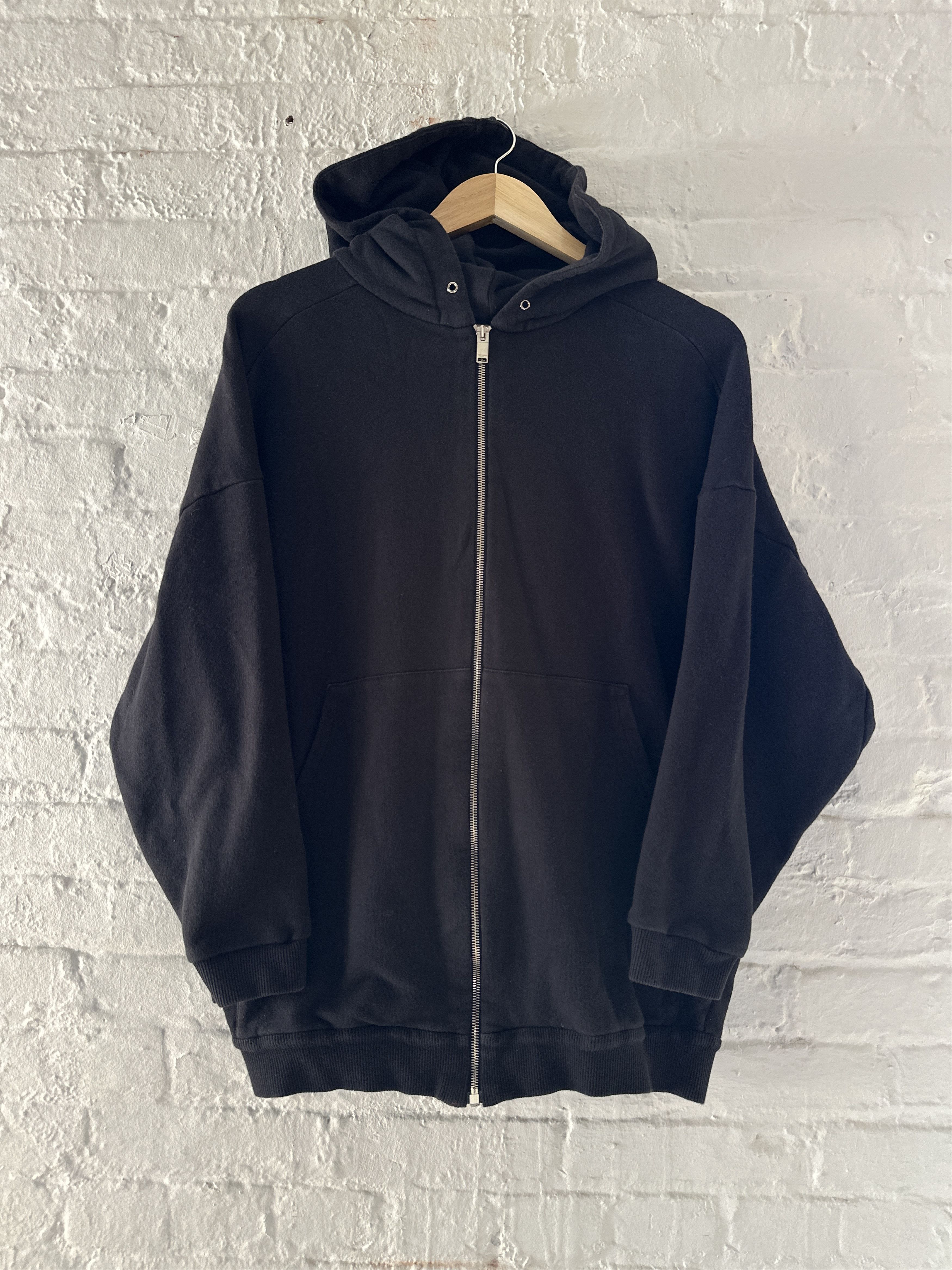 Hedi Slimane Hedi Slimane Saint Laurent Oversized Zip Hoodie Size US S / EU 44-46 / 1 - 1 Thumbnail