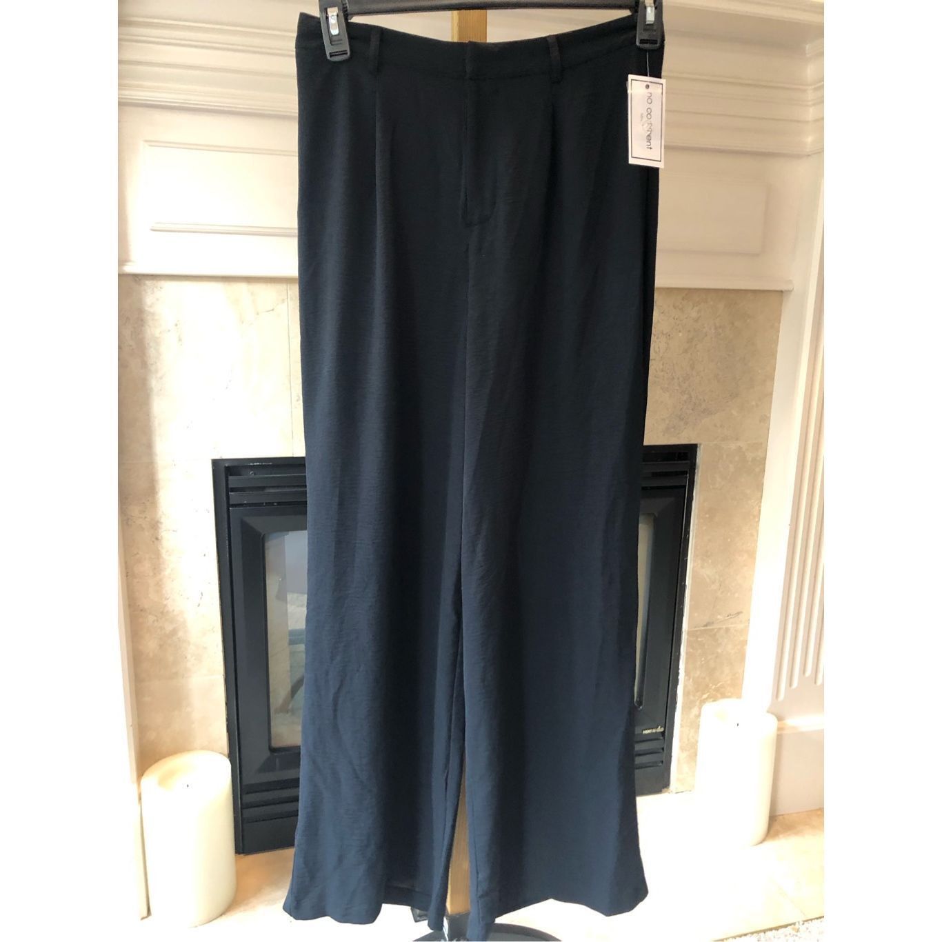 Other No Comment NY LA Women’s Black Flowing Soft Pants Size M NWT Size 30" / US 8 / IT 44 - 1 Thumbnail