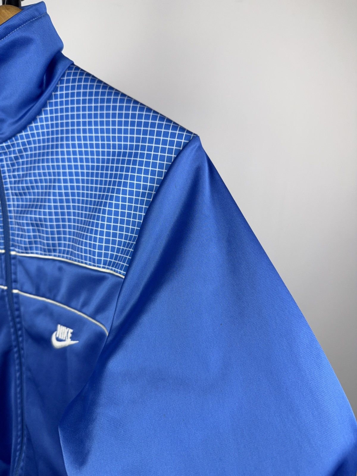 Nike Vintage Retro 80s Nike Sportswear Track Jacket UK Made S Size US S / EU 44-46 / 1 - 9 Thumbnail