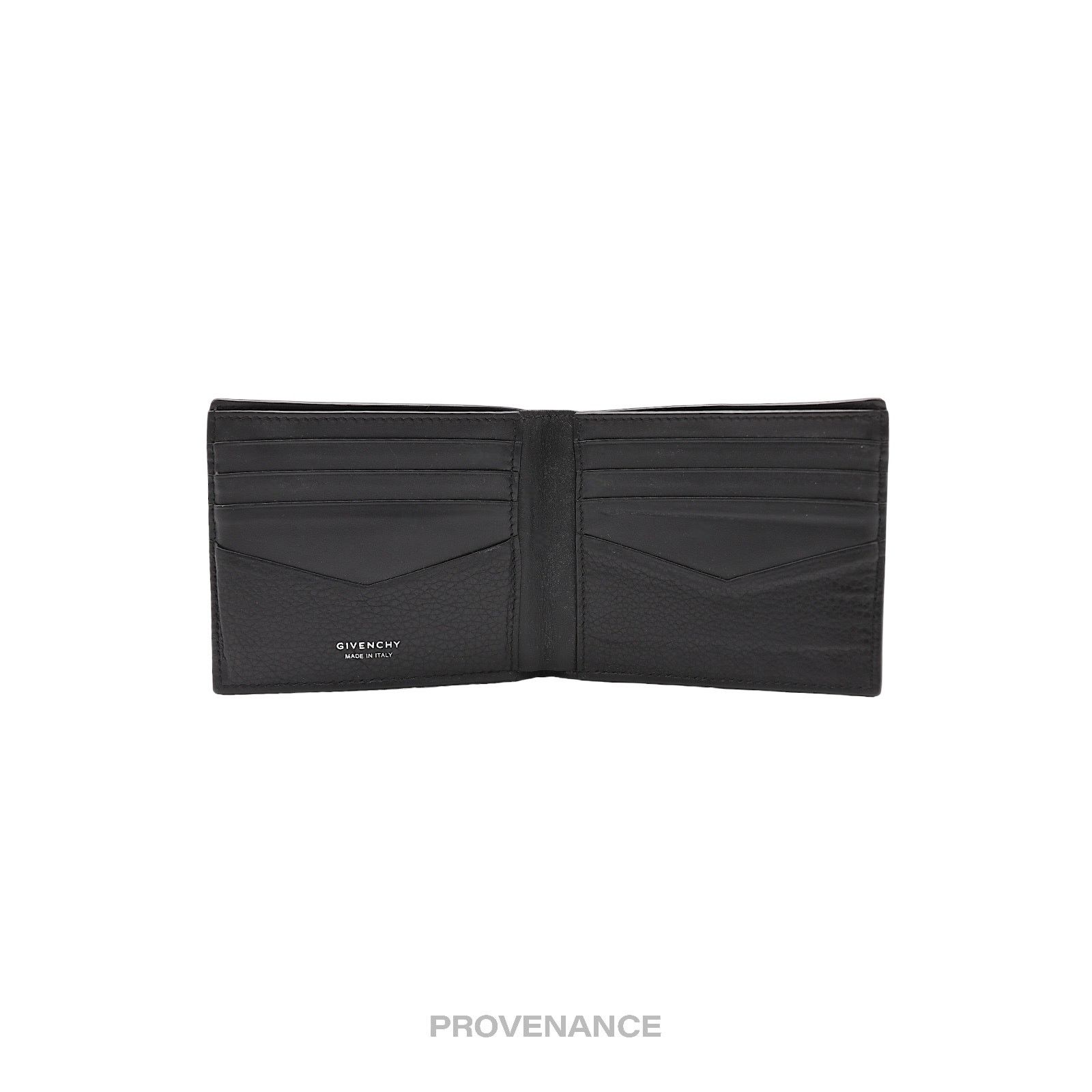 Givenchy 🔴 Givenchy 4G Logo 8CC Bifold Wallet - Black Leather Size ONE SIZE - 5 Thumbnail