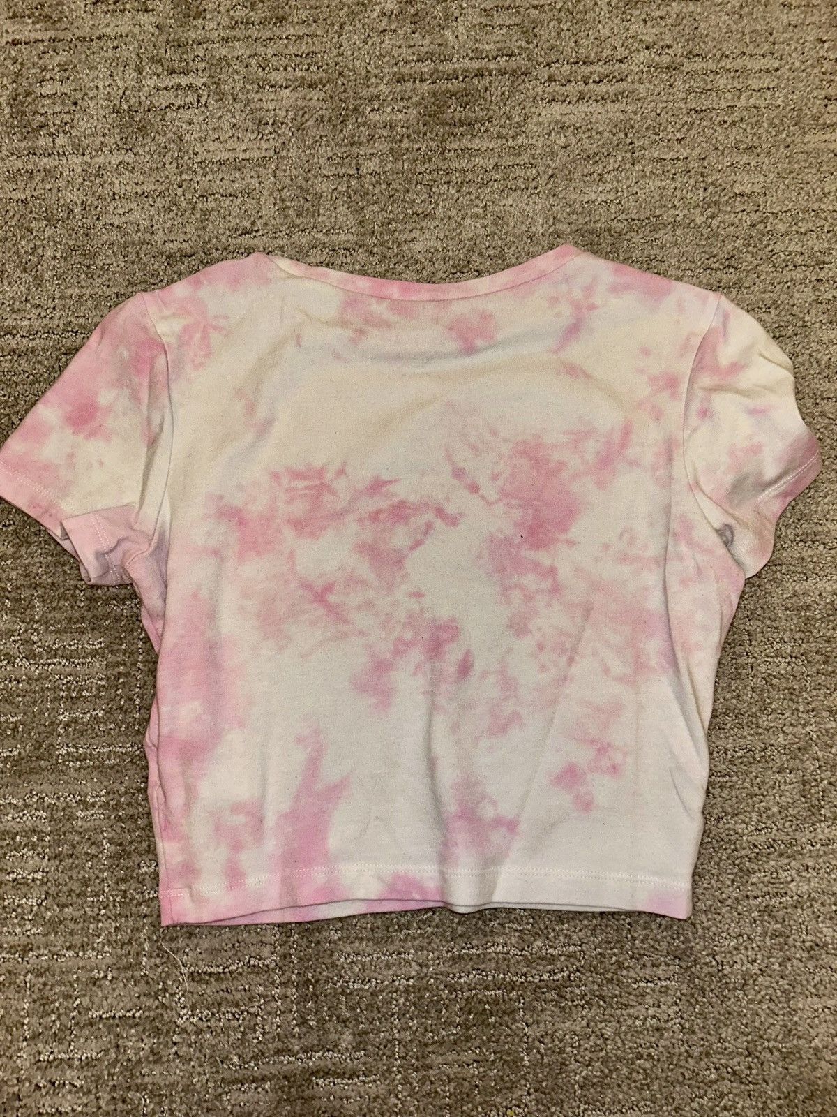 Target Basics Wild Fable pink tie dye cropped tee Size XS / US 0-2 / IT 36-38 - 3 Thumbnail
