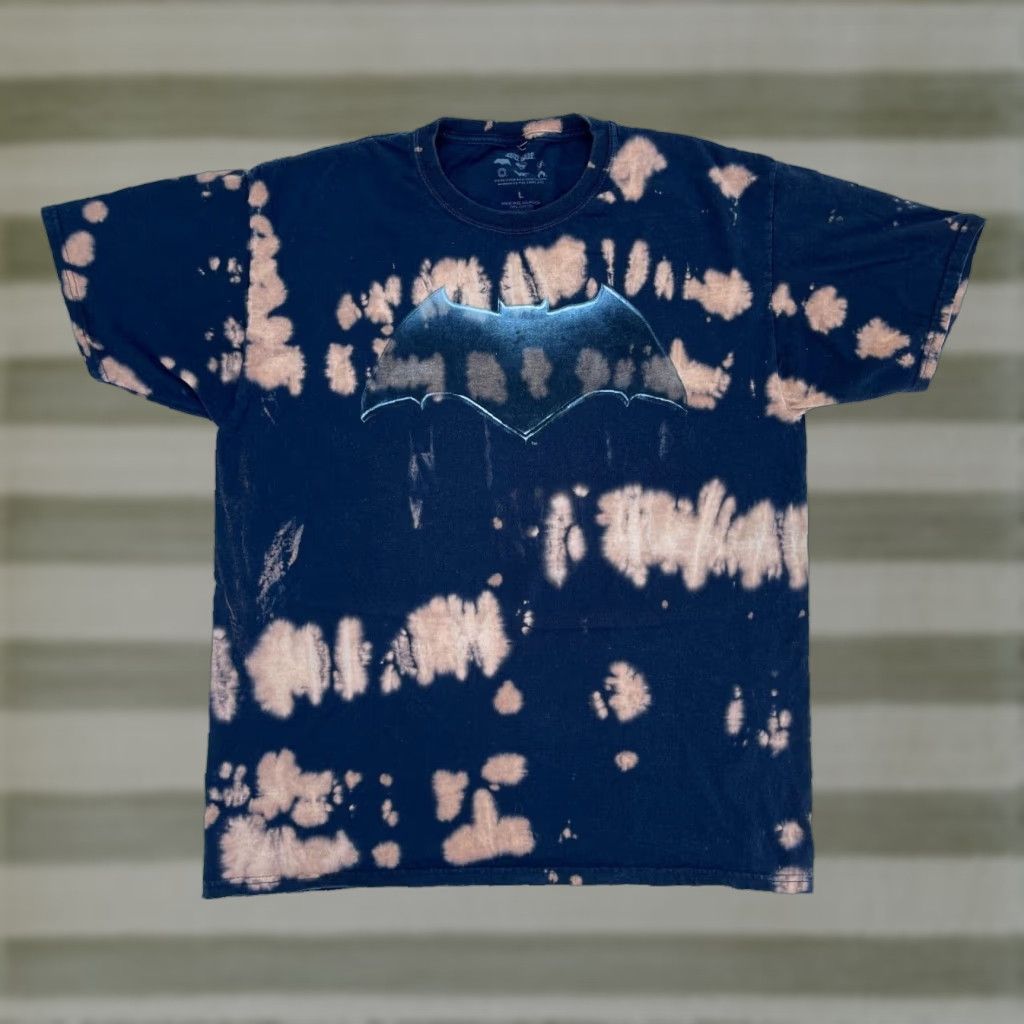 Vintage Justice League Men’s Batman Tie Dye T-Shirt Sz L Size US L / EU 52-54 / 3 - 1 Thumbnail