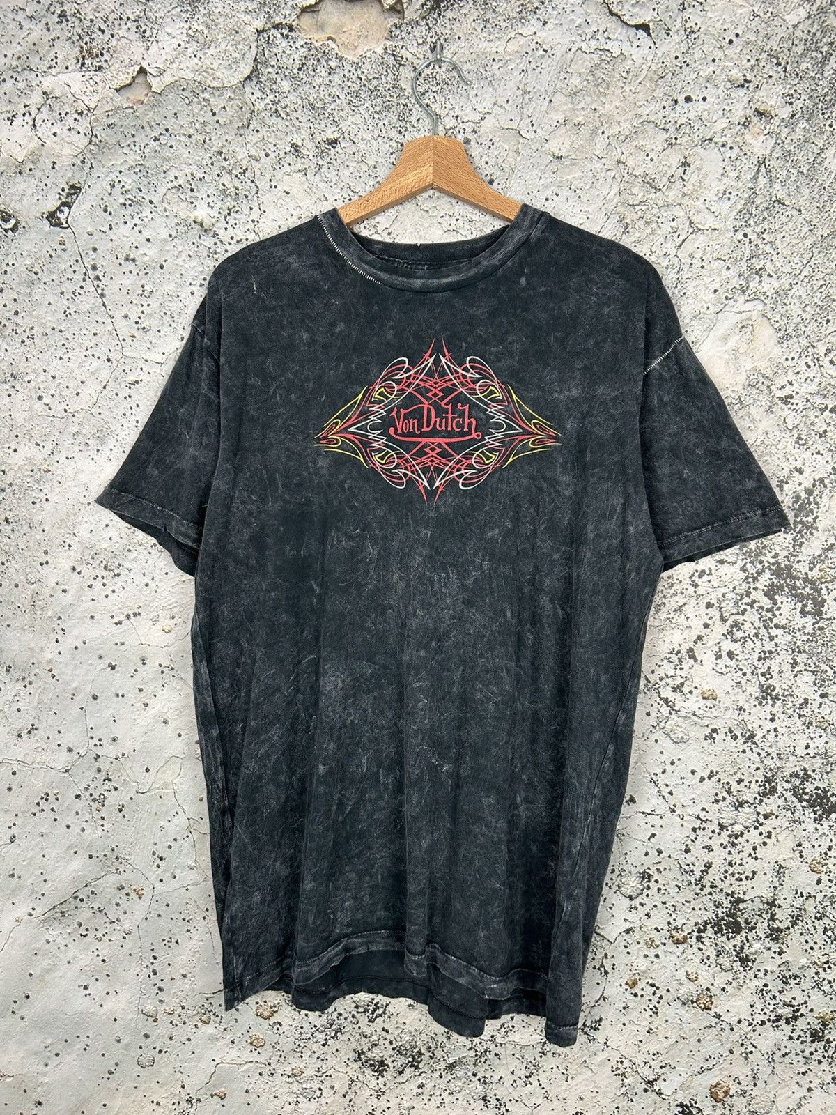 Von Dutch Vintage Von Dutch Made in USA Graphic Tee Tie Dye Streetwear Size US XL / EU 56 / 4 - 1 Thumbnail