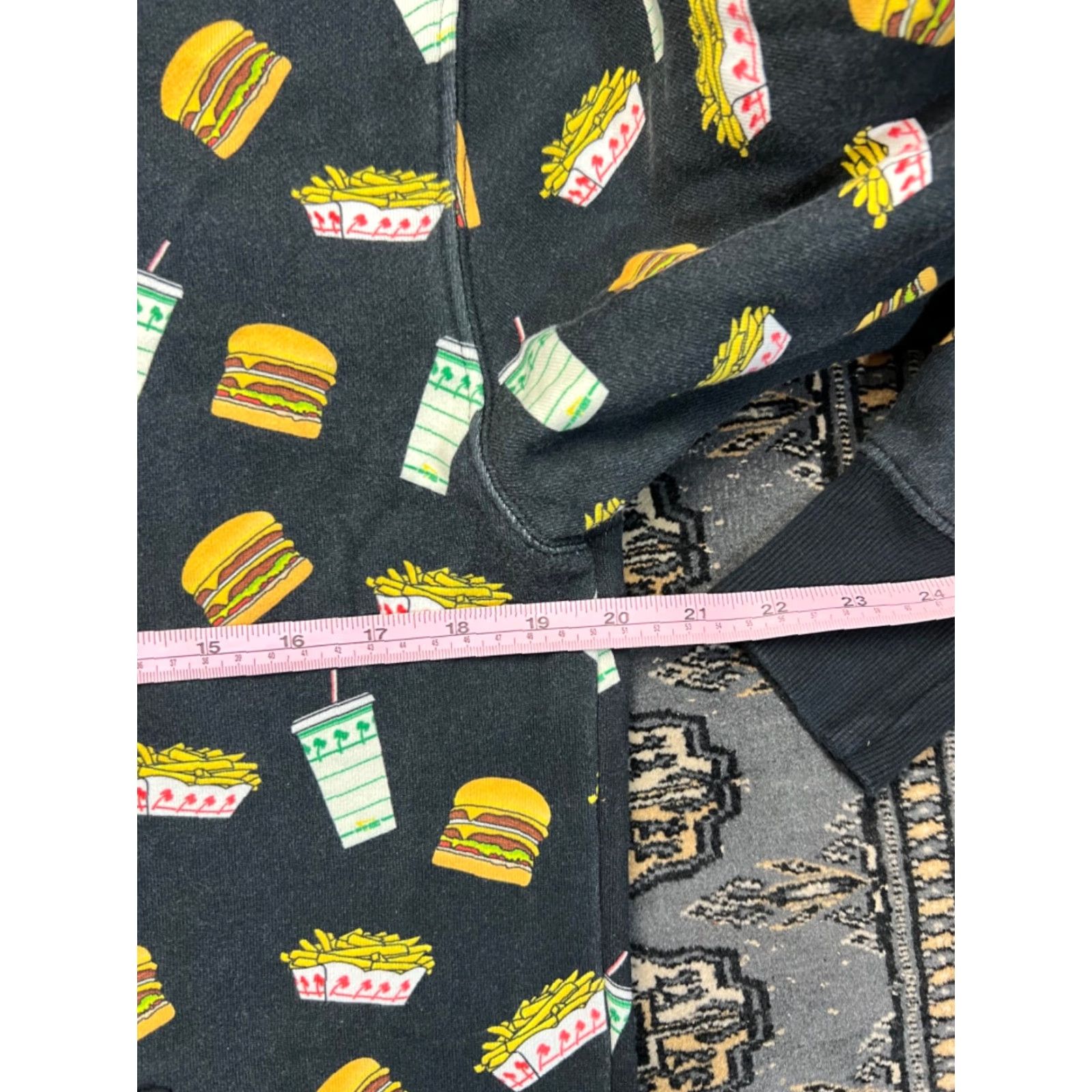 Vintage In N Out Hoodie Mens Adult S Black Full Zip Sweatshirt One Piece Size US S / EU 44-46 / 1 - 4 Thumbnail