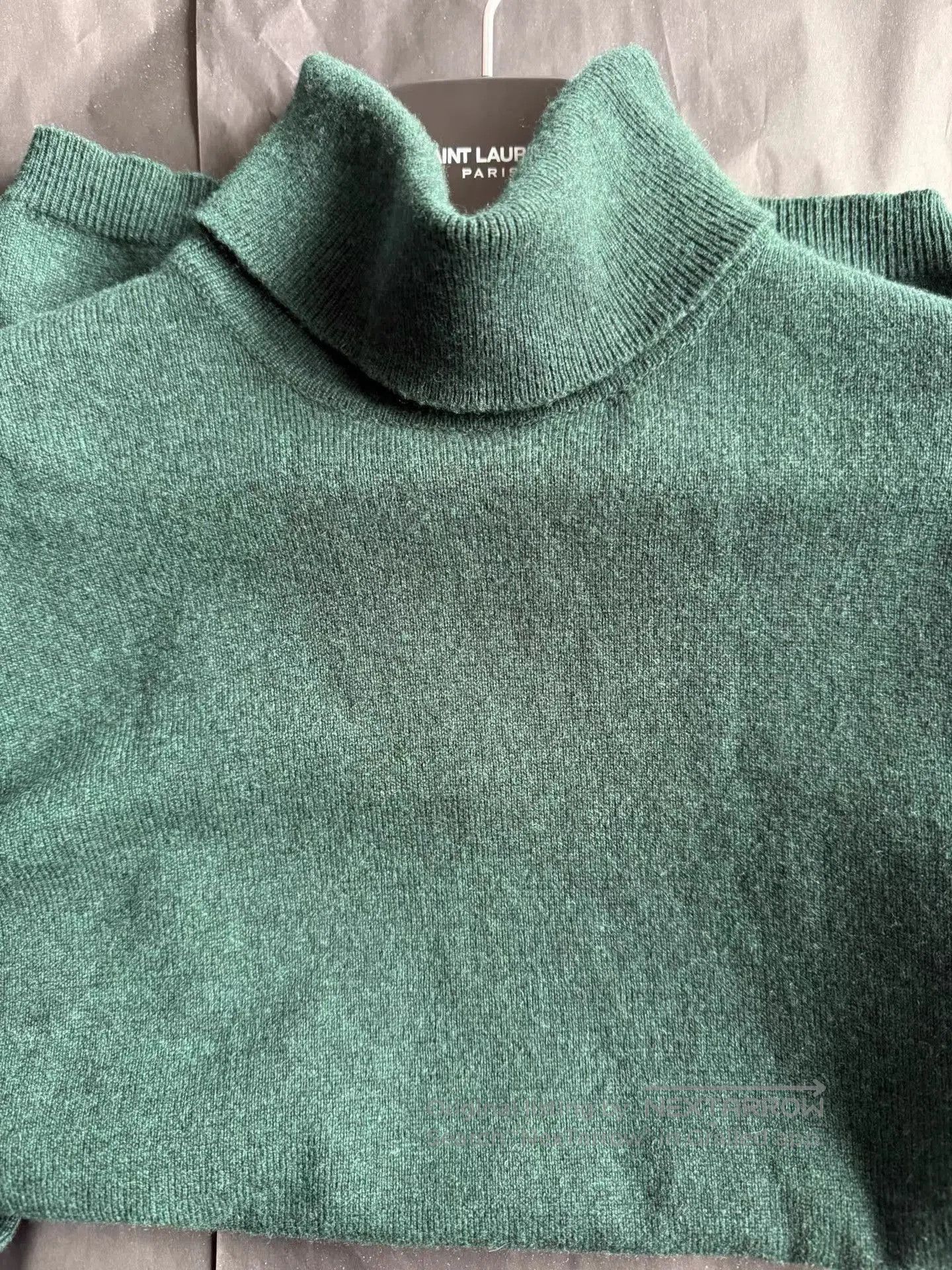 Saint Laurent Paris Green Turtleneck Sweater. Size US M / EU 48-50 / 2 - 3 Thumbnail