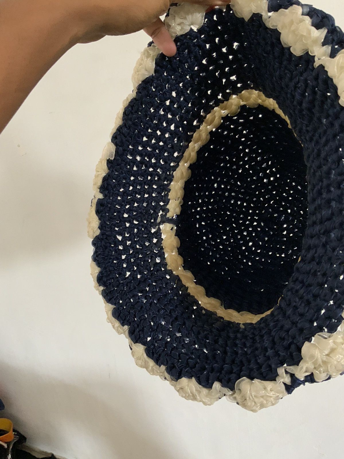Japanese Brand Indigo White Outdoor Bucket Hat Size ONE SIZE - 9 Thumbnail