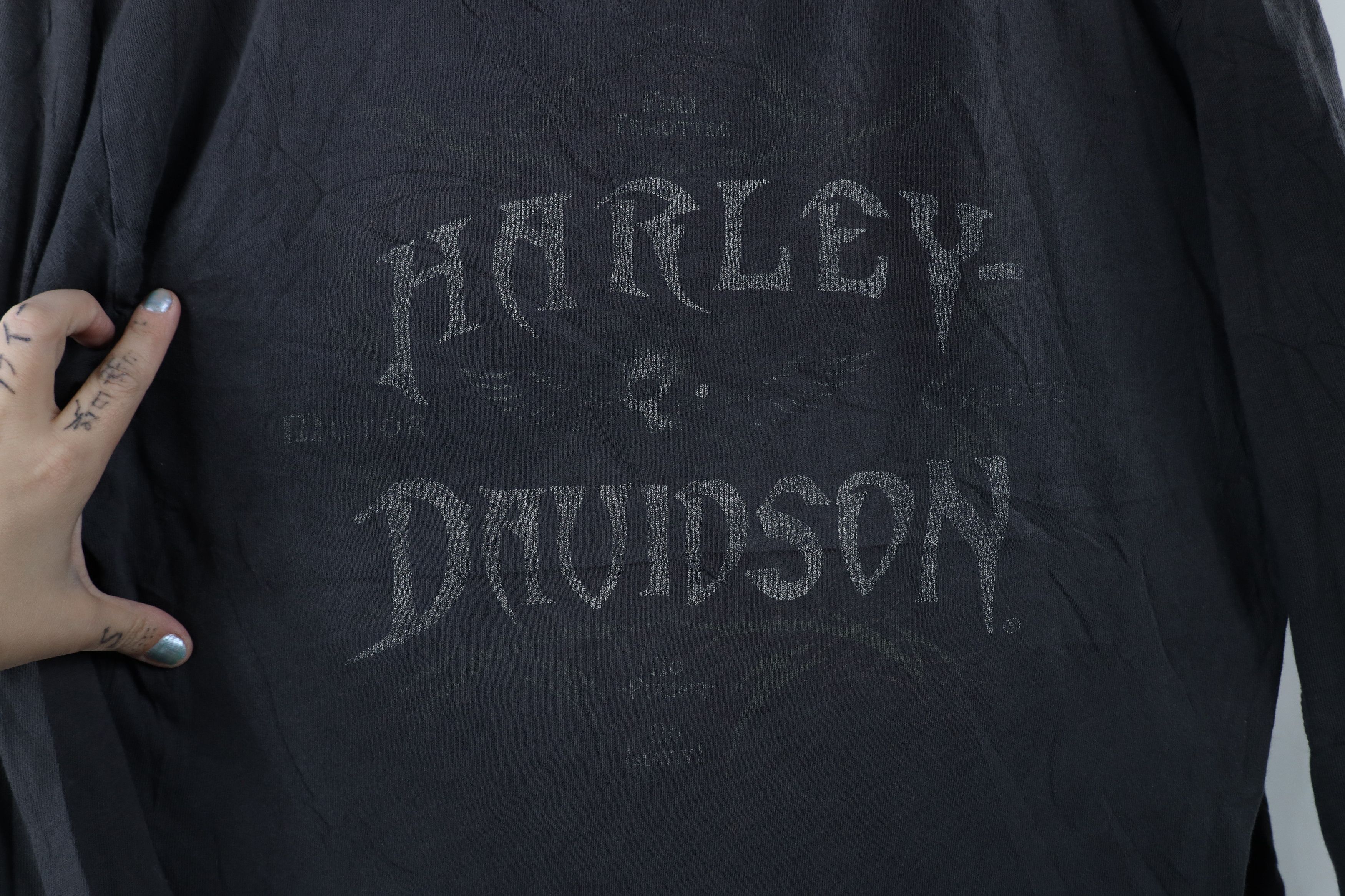Harley Davidson Vintage Y2K Harley Davidson x Trunk LTD Skull T-Shirt Size US M / EU 48-50 / 2 - 4 Thumbnail