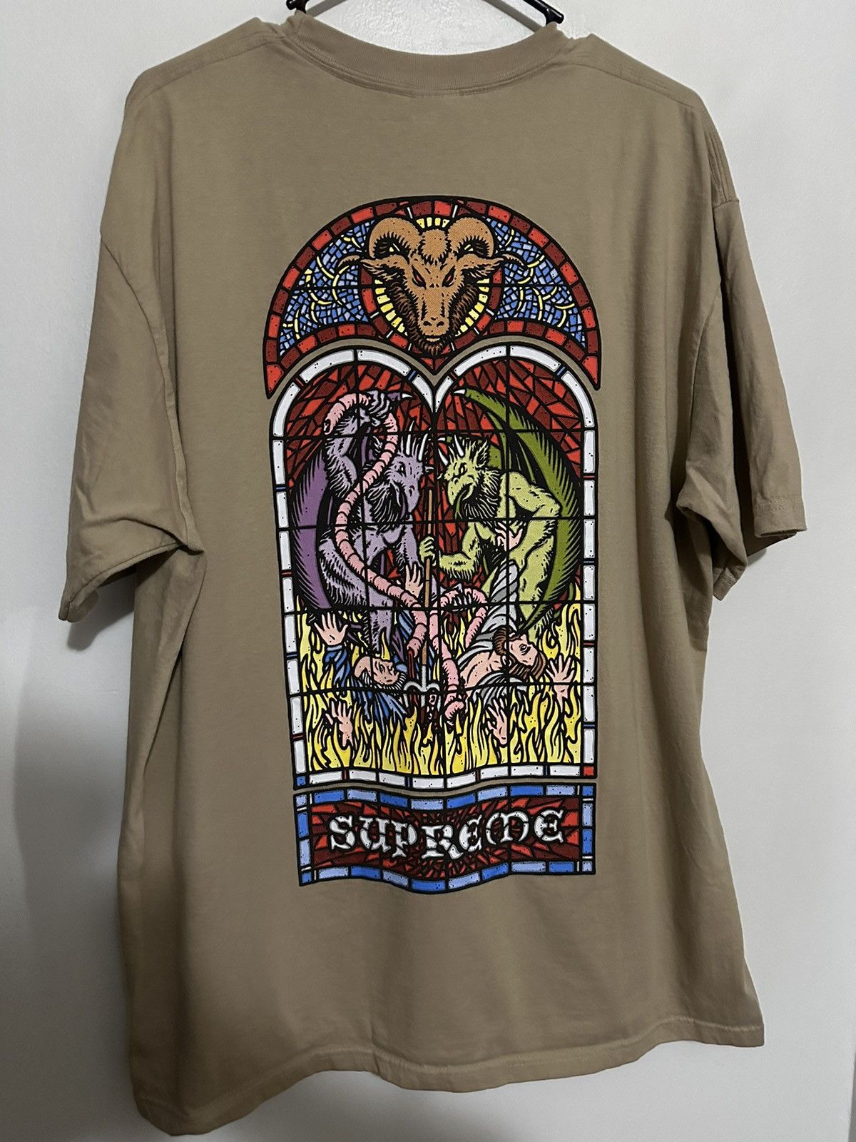 Supreme Supreme Worship Tee Size US XL / EU 56 / 4 - 1 Thumbnail