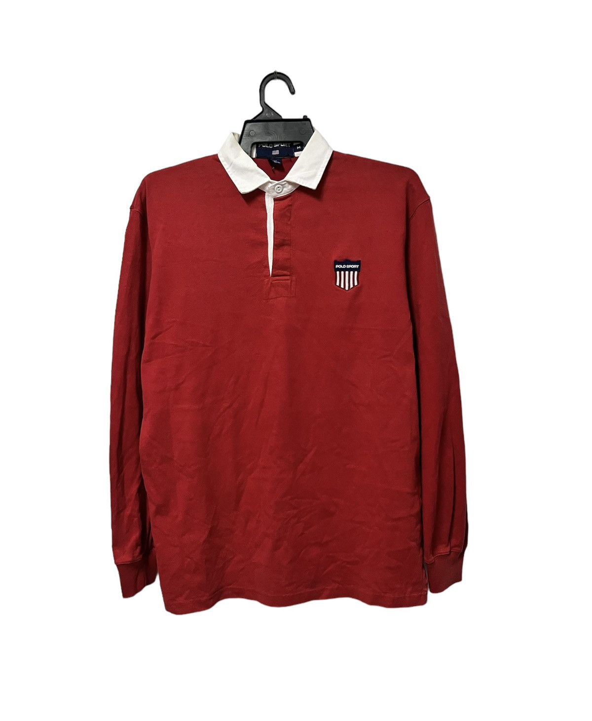 K-Swiss × Polo Ralph Lauren × Vintage 🔥Vtg Polo Sport Ralph Lauren K Swiss Rugby Shirt Size US M / EU 48-50 / 2 - 2 Thumbnail