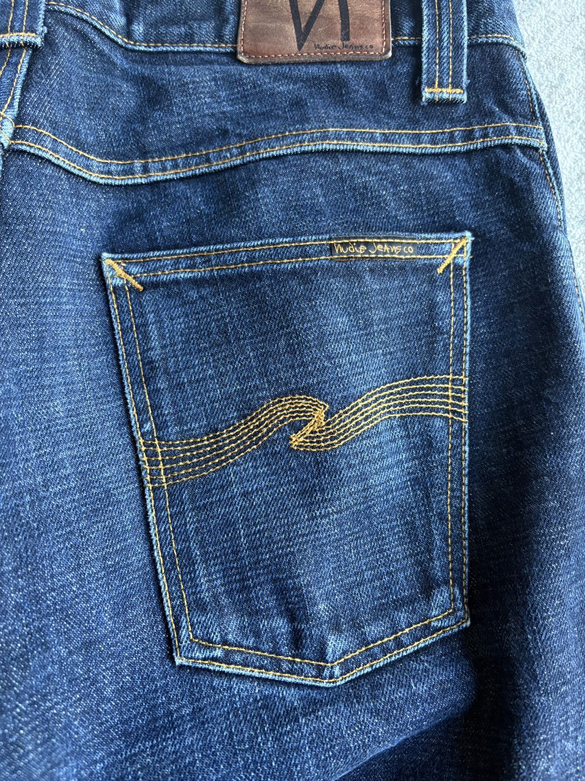 Nudie Jeans Nudie Jeans Straight Alf Denim Dry Heavy Size US 31 - 9 Thumbnail