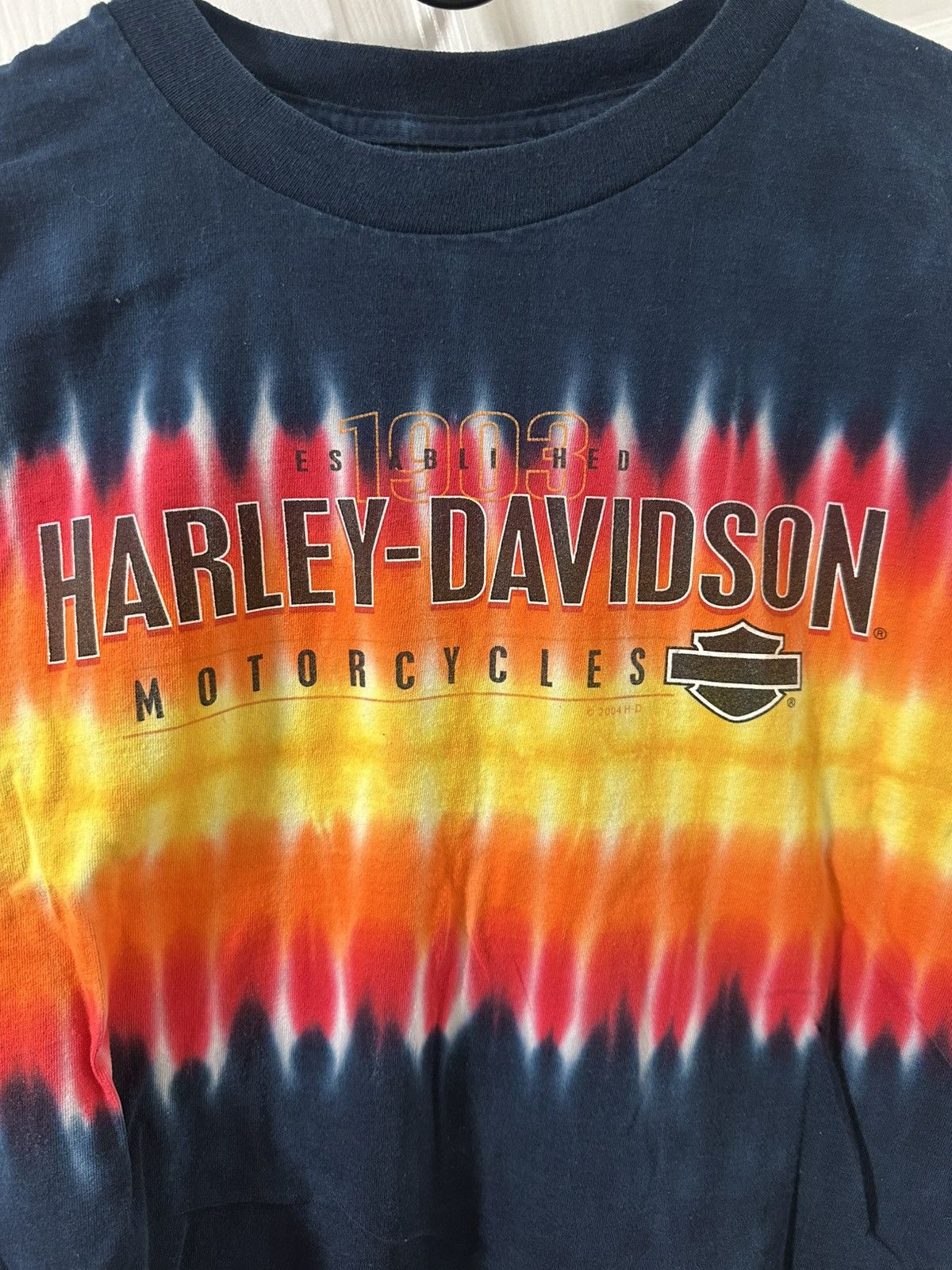 Harley Davidson 2004 Harley-Davidson Tie Dye T-Shirt Size Large Size US L / EU 52-54 / 3 - 4 Thumbnail