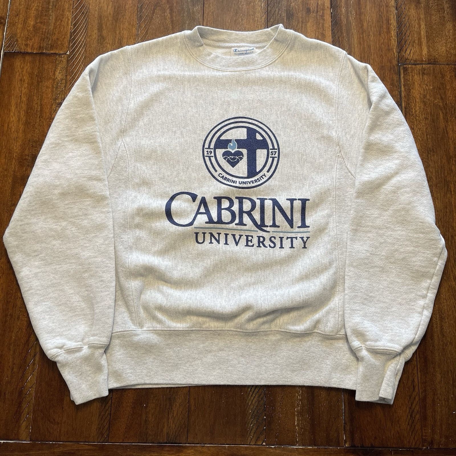 Champion Vtg Champion Reverse Weave Sweatshirt XS Cabrini University Size US XS / EU 42 / 0 - 2 Thumbnail