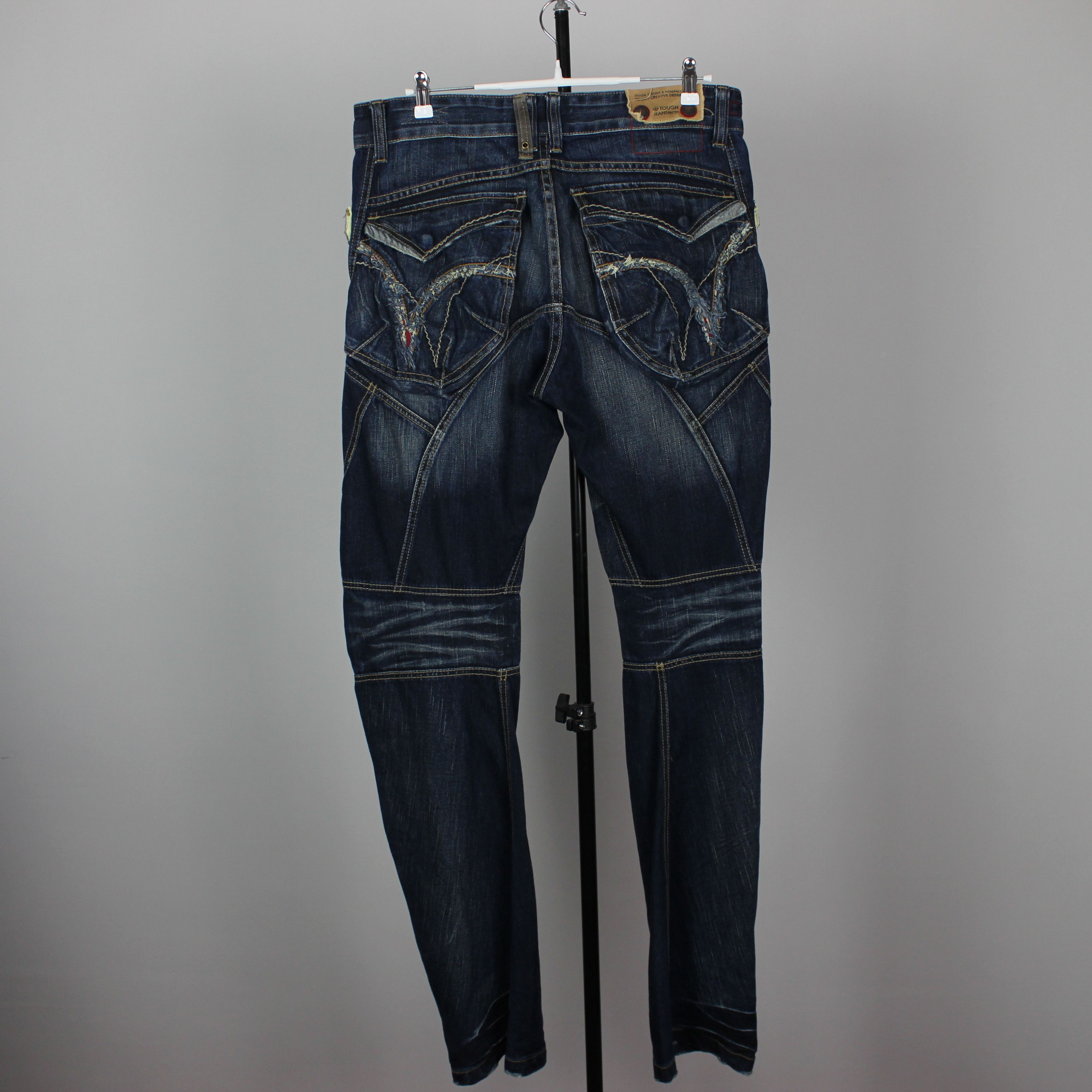 Vintage Vintage y2k Tough Jeansmith Japanese Style Denim Pants Size US 36 / EU 52 - 9 Thumbnail