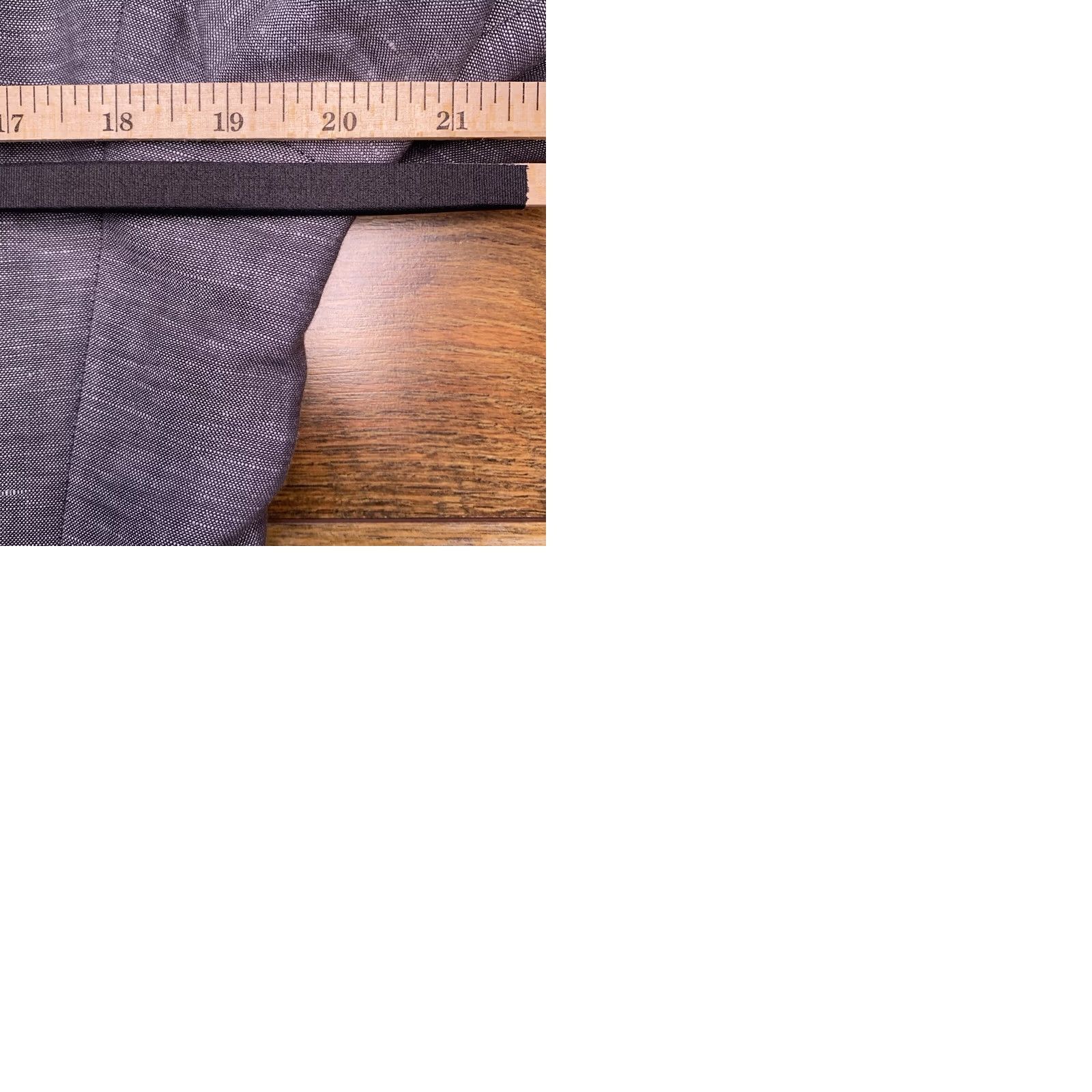 J.Crew J.CREW Blazer Sport Coat 40 Long Gray Linen Blend Notch Lapel Double-Vented Four-Button Inner Pockets Men's Regular Modern Shirt? Size 40R - 10 Thumbnail