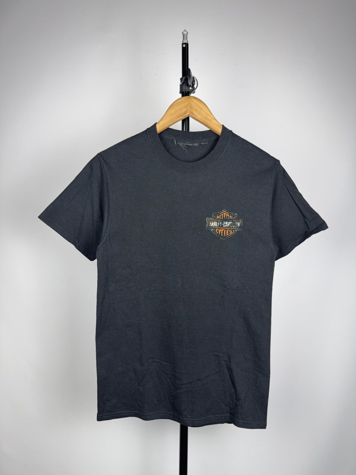 Harley Davidson Moto Harley Davidson Eagle Racing USA Graphic Biker T-Shirt Size US S / EU 44-46 / 1 - 2 Thumbnail