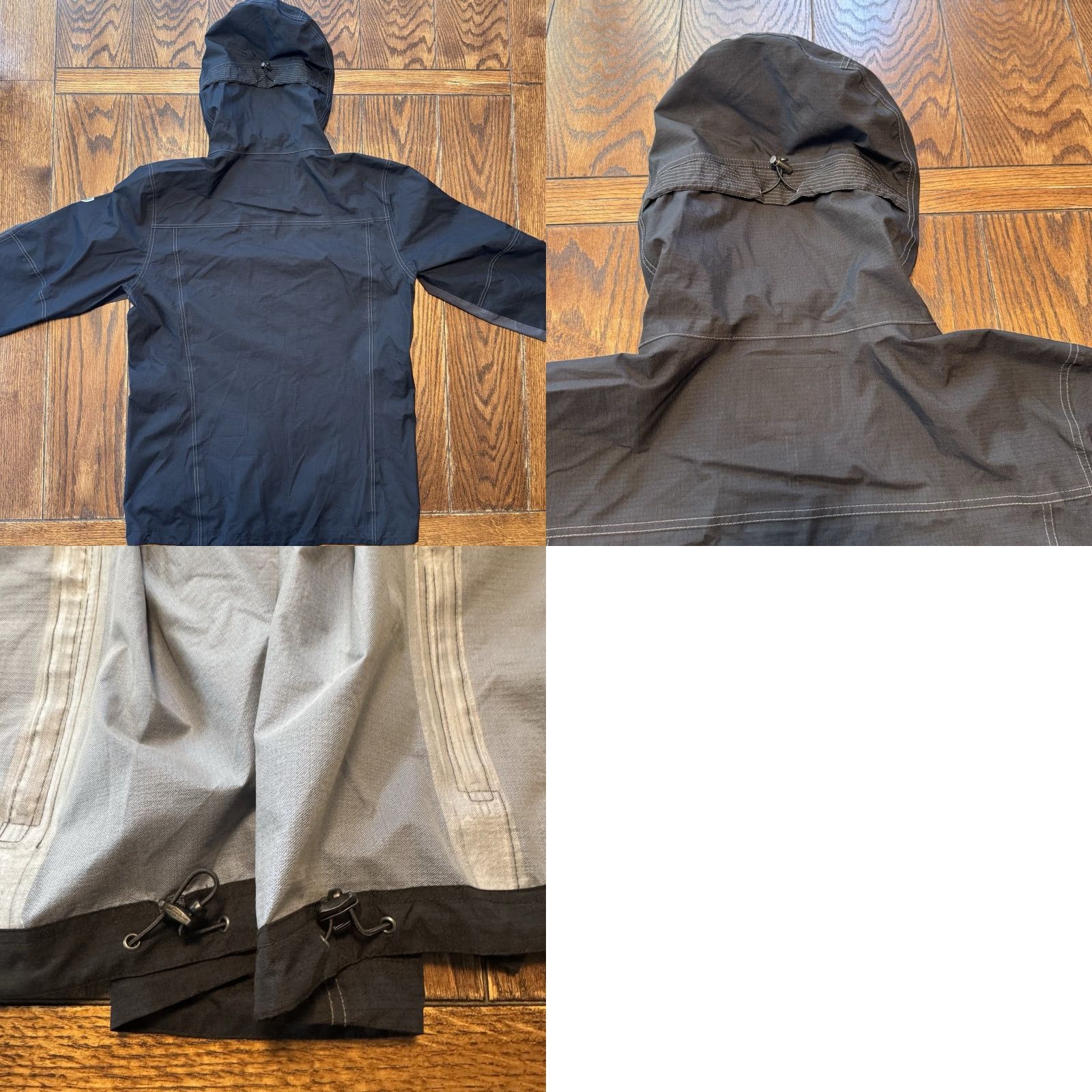 Vintage VINTAGE Kuhl Jacket Mens Small Black Gray Projekt Jetstream Windbreaker Hooded Shirt? Size US S / EU 44-46 / 1 - 8 Thumbnail