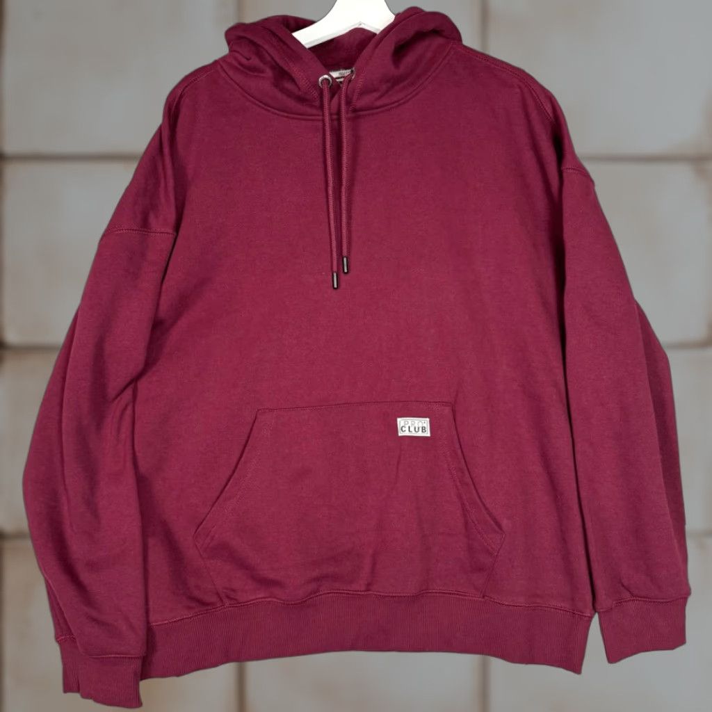 Vintage VINTAGE NWOT Pro Club Heavyweight Hoodie Sweatshirt Pullover Men’s L Burgundy Red Shirt Size L / US 10 / IT 46 - 1 Thumbnail