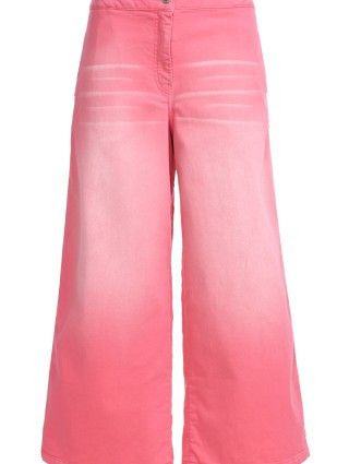 Kenzo o1y1025 Denim Pant in Pink Size 27" / US 4 / IT 40 - 1 Thumbnail