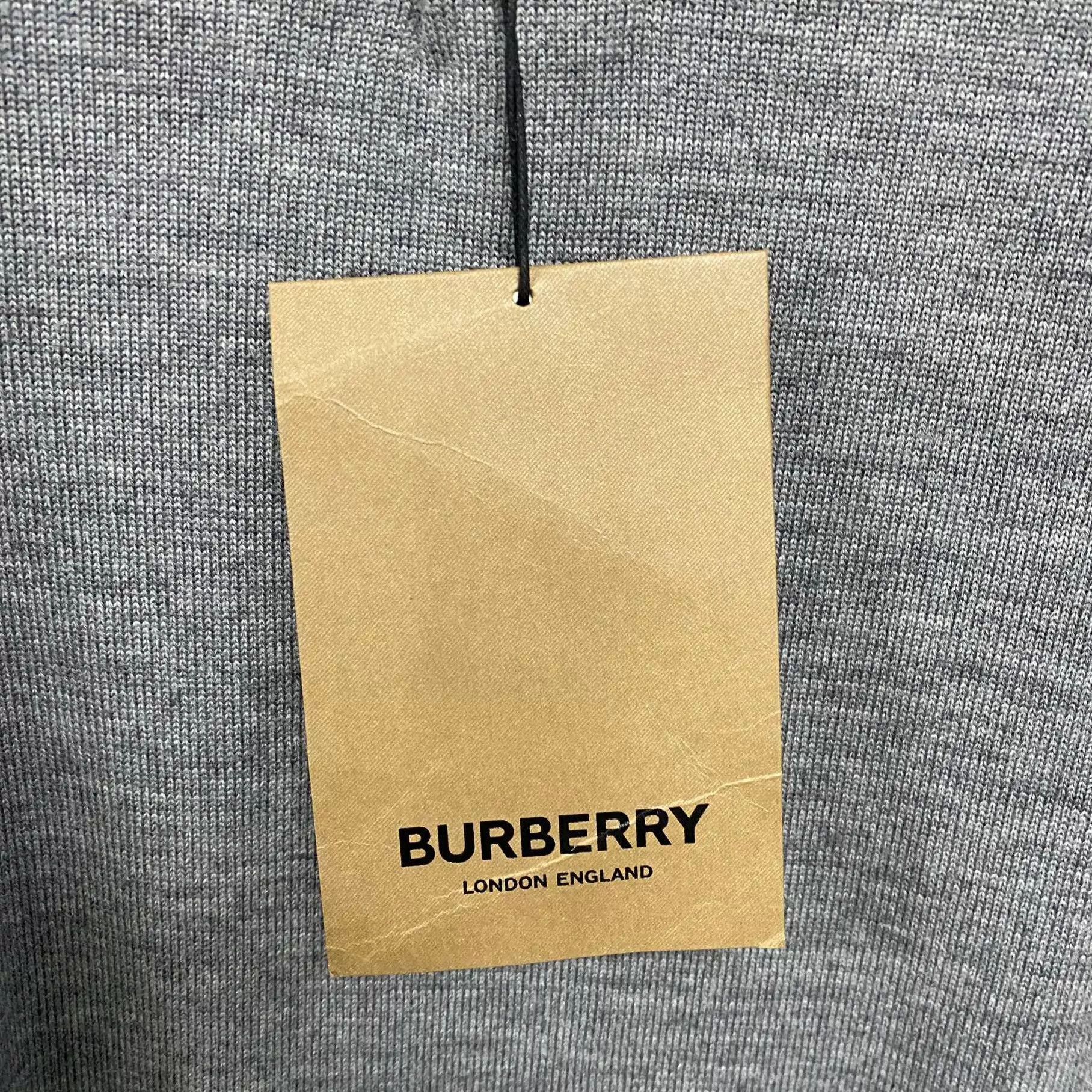 Burberry Burberry 100% Wool Embroidered Logo SS Polo M New Size US M / EU 48-50 / 2 - 6 Thumbnail