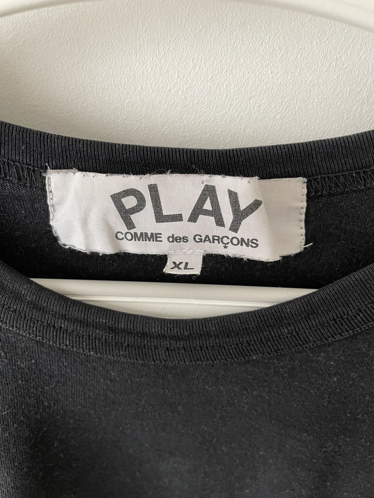 Comme des Garcons Black Commes des Garcons Play tshirt Size US XL / EU 56 / 4 - 4 Thumbnail