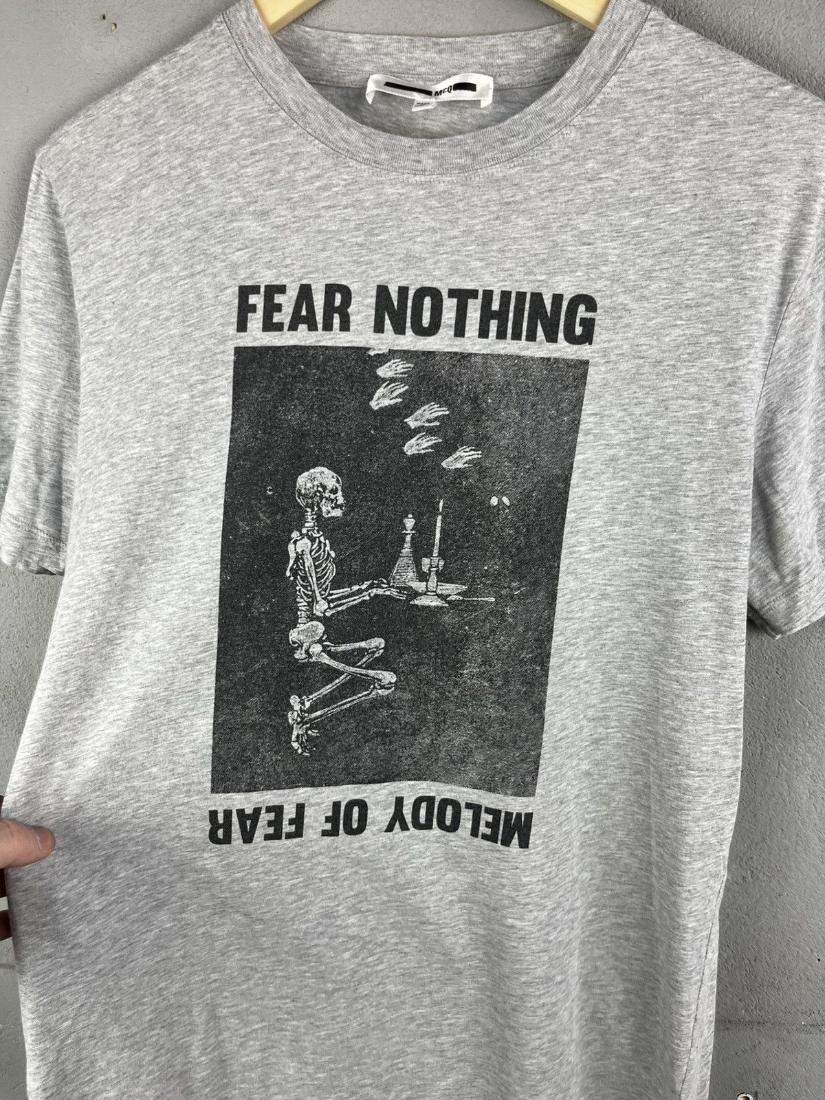 Alexander McQueen McQ skull t shirt fear nothing Size US XL / EU 56 / 4 - 2 Thumbnail