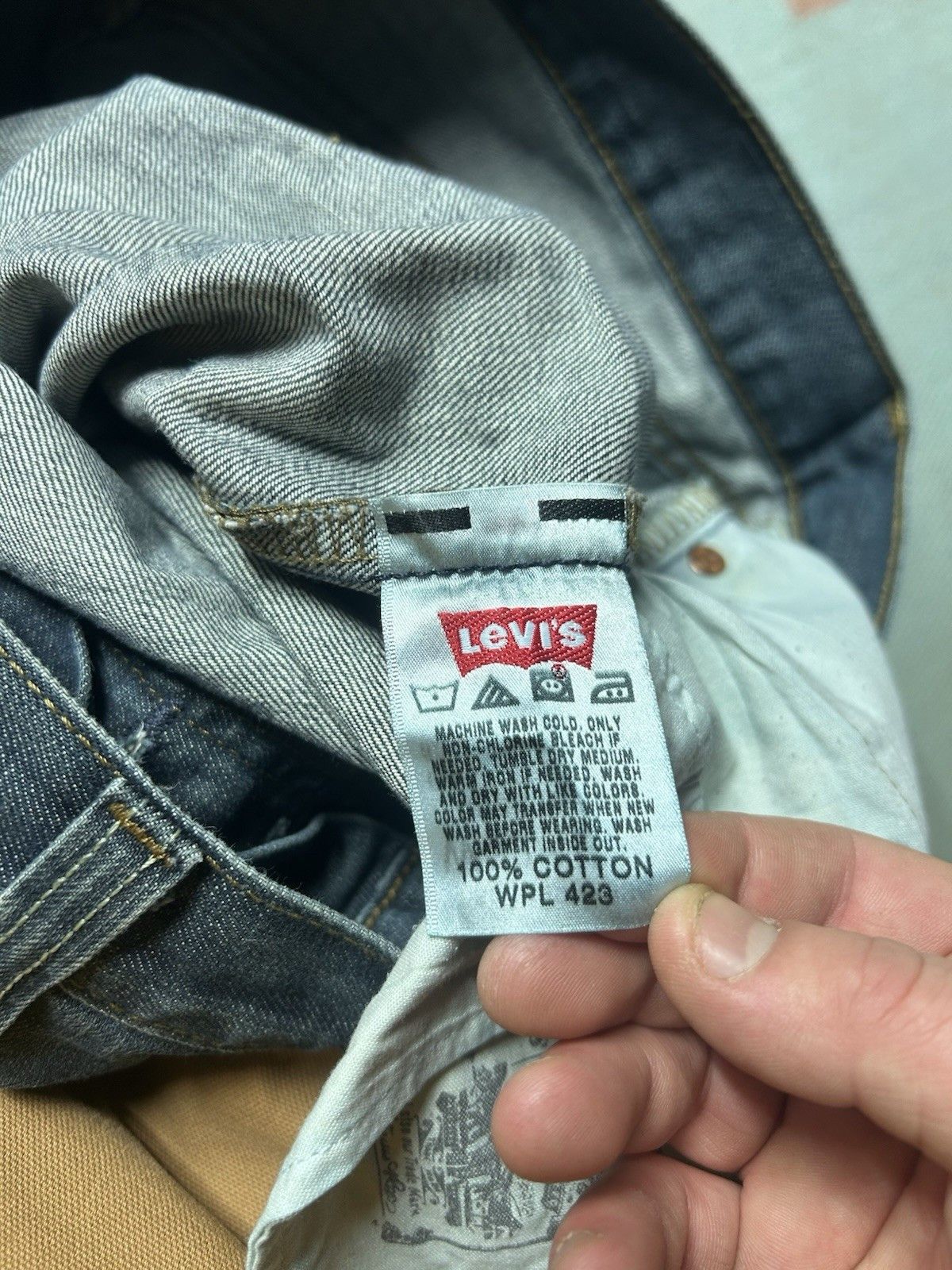 Vintage Vtg Levi’s 501 xx jeans straight button fly dark faded 32x32 Size US 32 / EU 48 - 11 Thumbnail