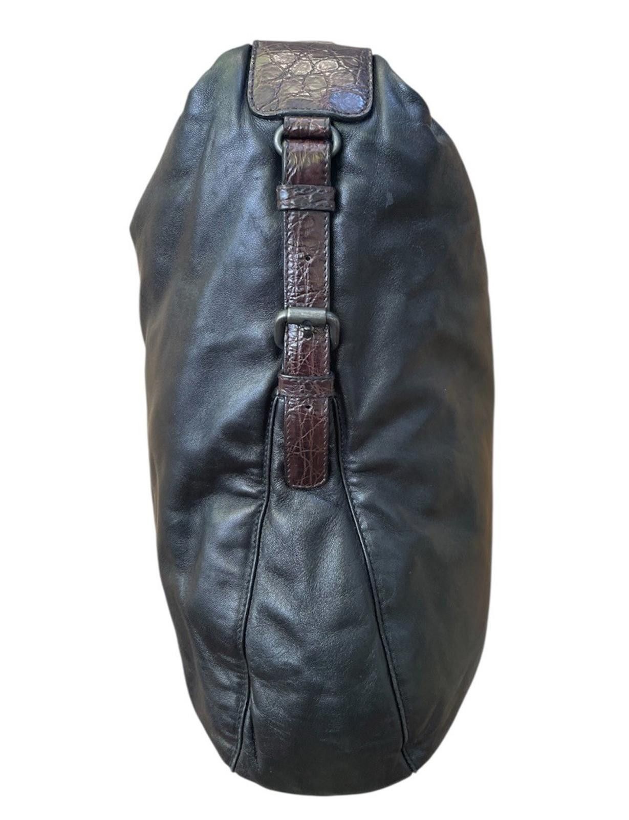 Bottega Veneta 2008 Bottega Veneta Leather Alligator Strap Handbag Size ONE SIZE - 5 Thumbnail