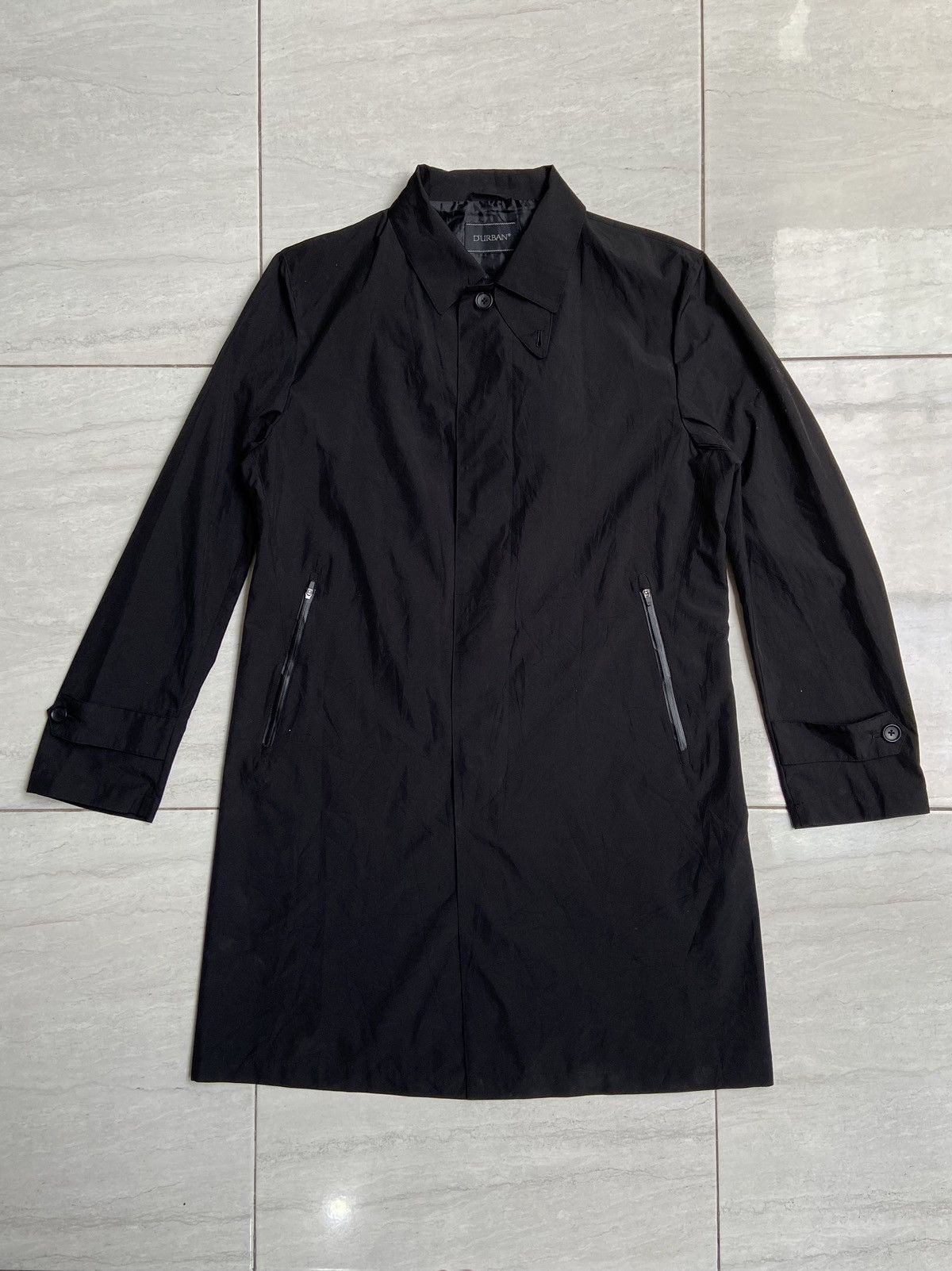 image of Yohji Yamamoto D’Urban Aar Black Coat Jacket, Men's (Size Large)