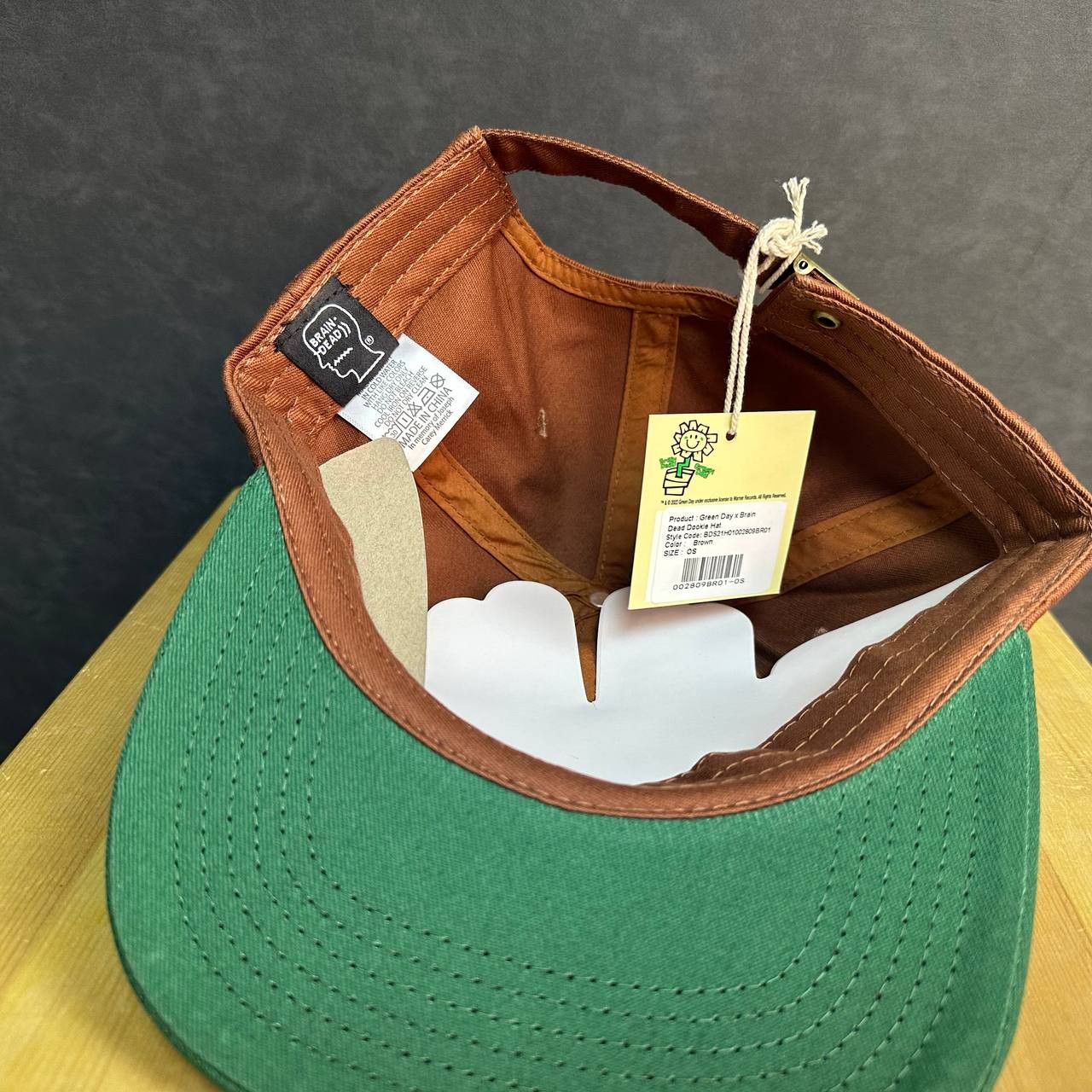 Brain Dead Brain Dead x Green Day Dookie Hat New Cap Size ONE SIZE - 3 Thumbnail