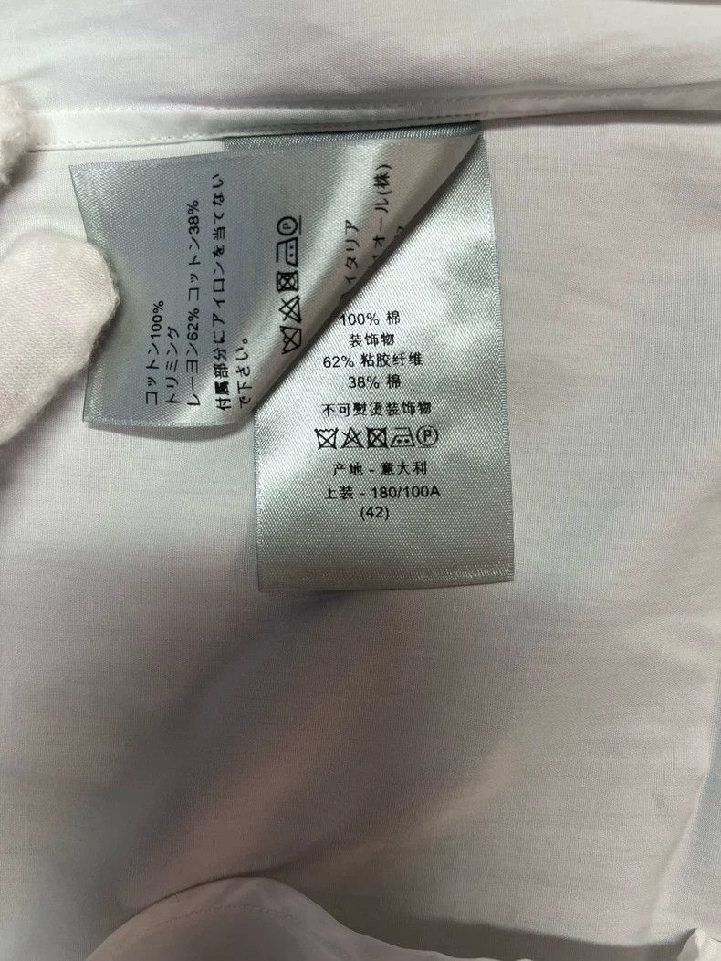 Dior Dior Men's webbing shirt white shirt Size US XS / EU 42 / 0 - 6 Thumbnail