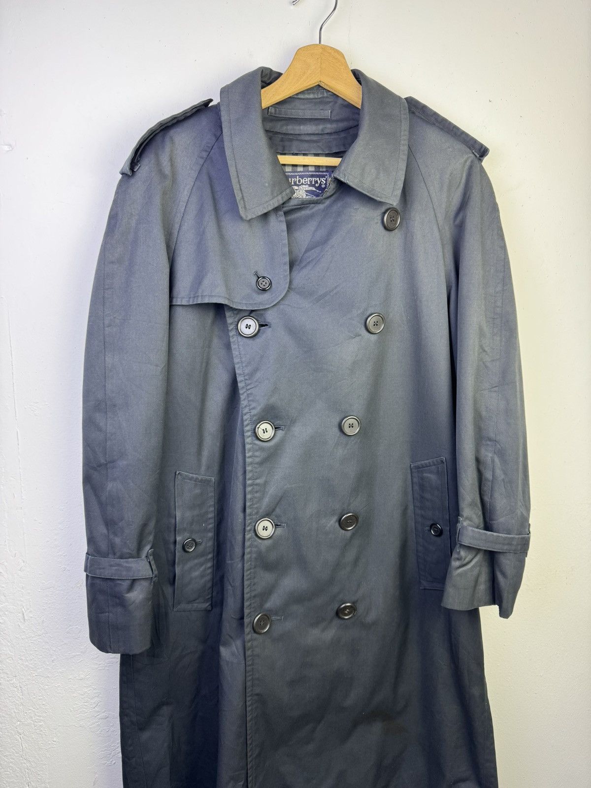 vintage Burberry's double-breasted trench coat