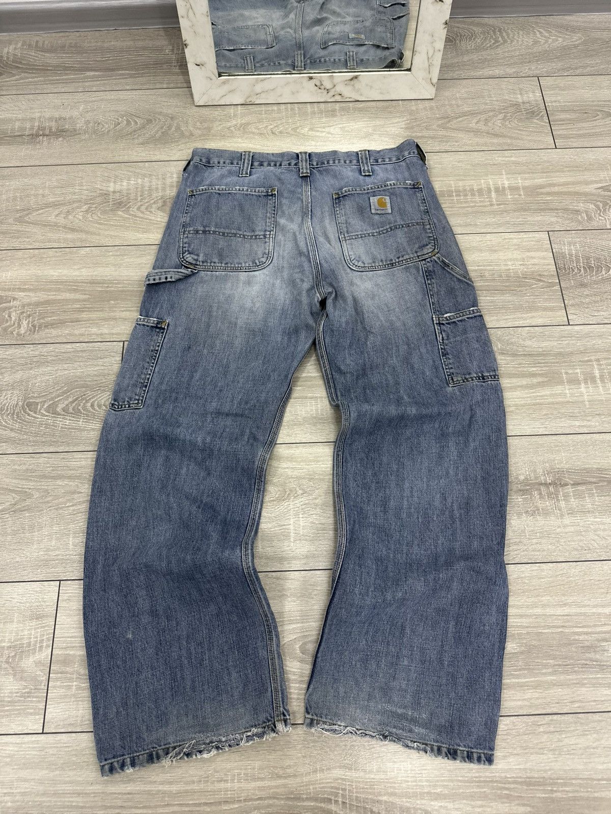 Carhartt Carhartt Vintage 90s Light Carpenter Jeans Y2K Size US 32 / EU 48 - 2 Thumbnail