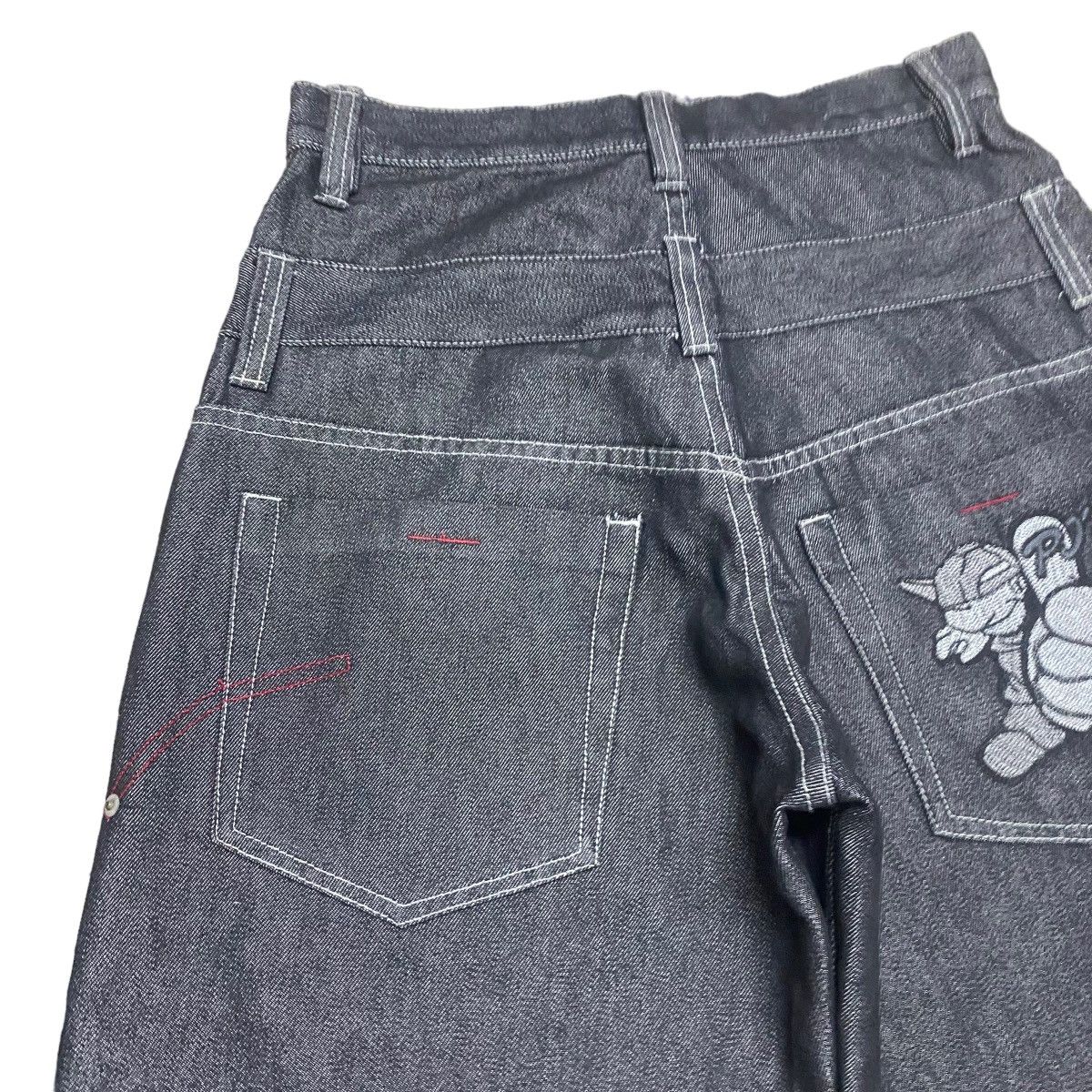 JNCO Vintage PJ Surf Denim Double Waist Baggy Pants Size US 29 - 10 Thumbnail