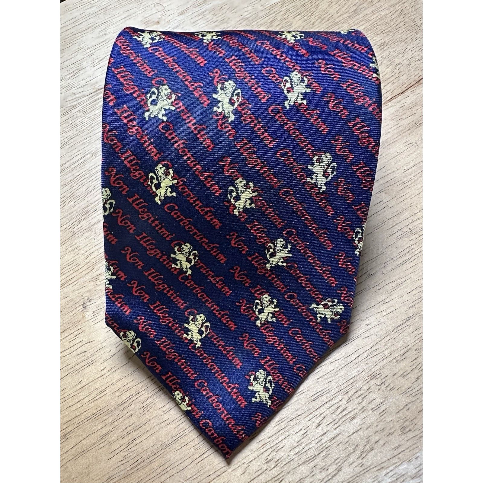 Other Alynn Neckwear Tie Dont Let the Bastards Grind You Down VTG Size ONE SIZE - 2 Thumbnail